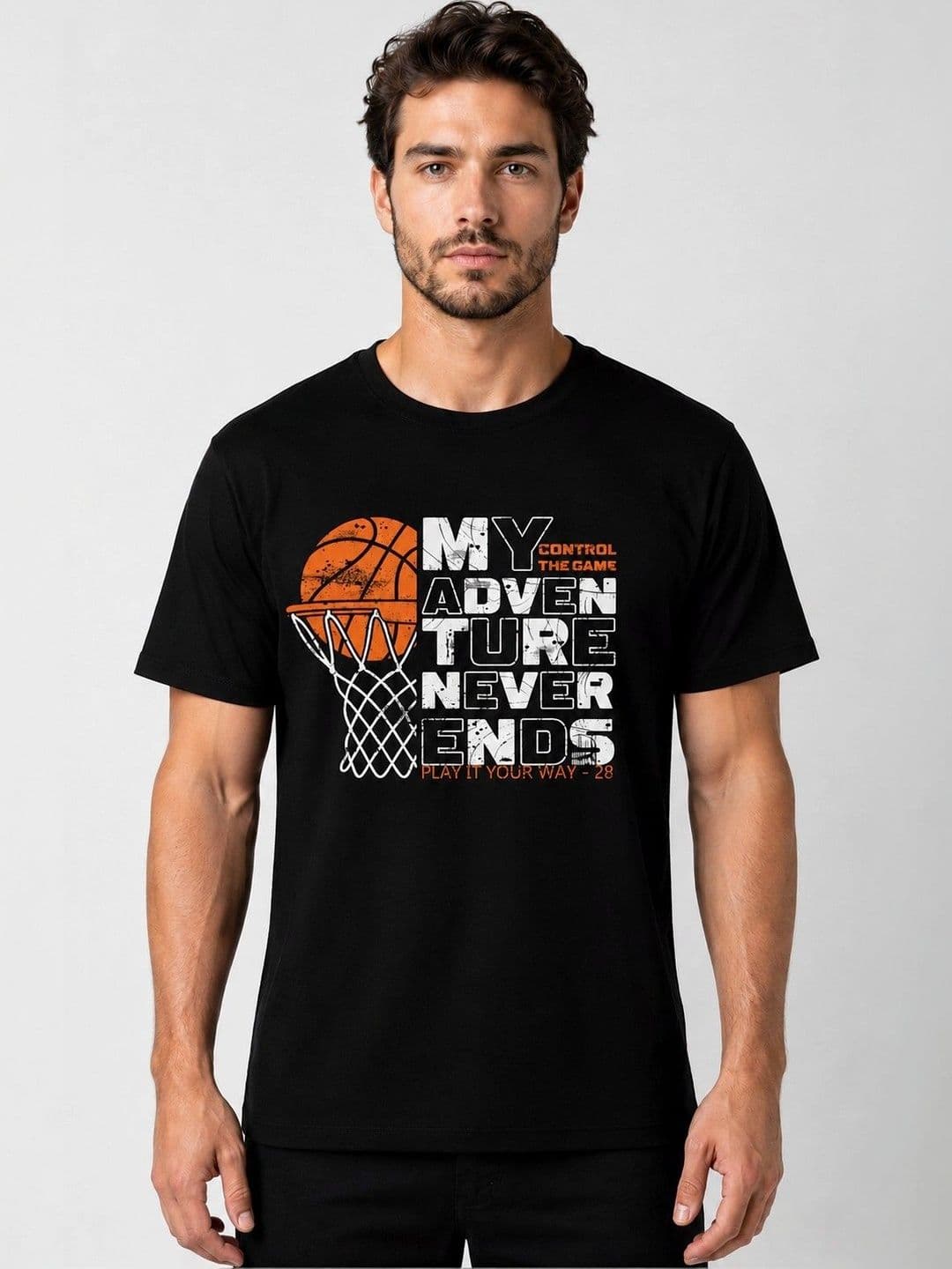 My Adventure Neverends Men Printed T-shirt - view 1