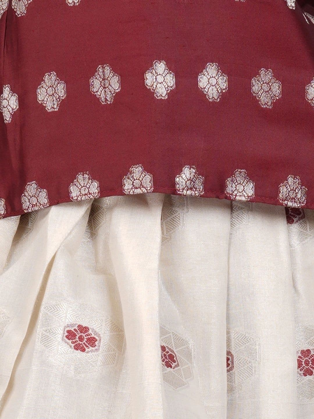 SKV ETHNIVERSE Girls Ready to Wear Lehenga & thumbnail 2