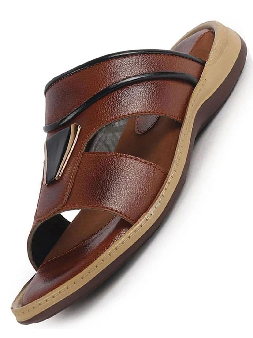 FAUSTO Men PU Slip-On Comfort Sandals - view 1