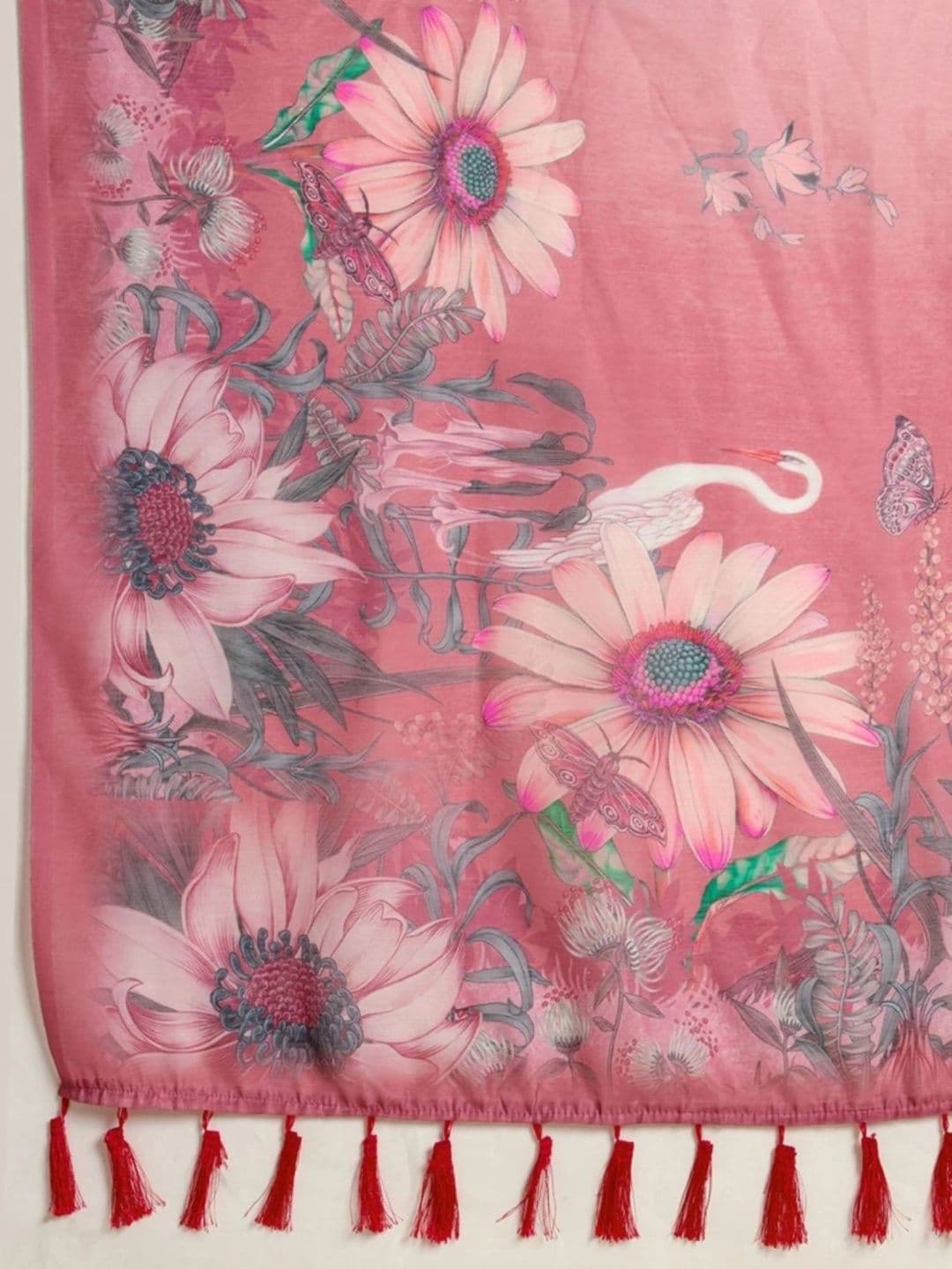 Moda Rapido Floral Designer Saree thumbnail 4