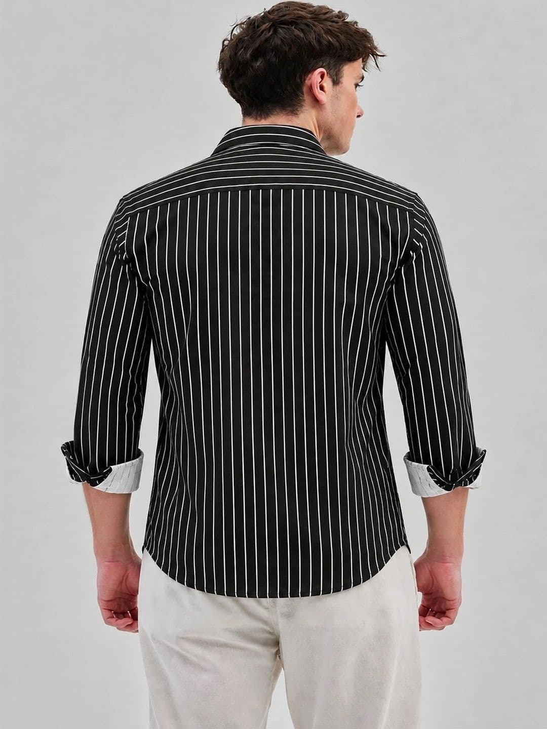 Ravyaah hub Men Striped Casual Shirt thumbnail 5