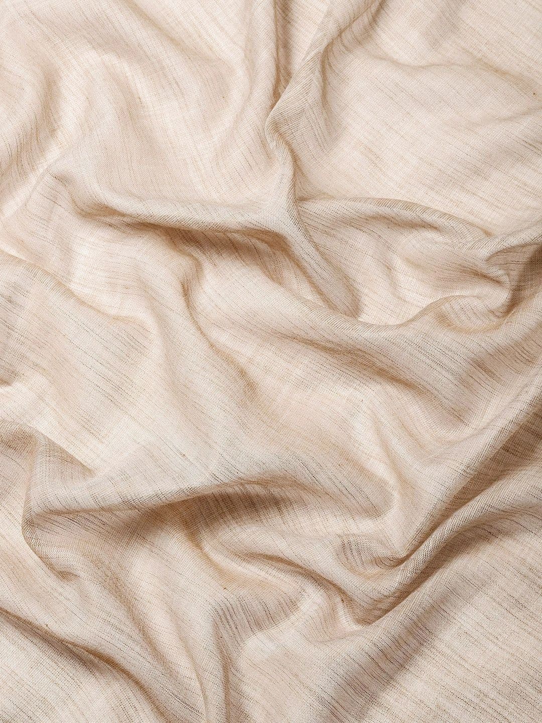 Mitera Striped Linen Blend Saree thumbnail 2