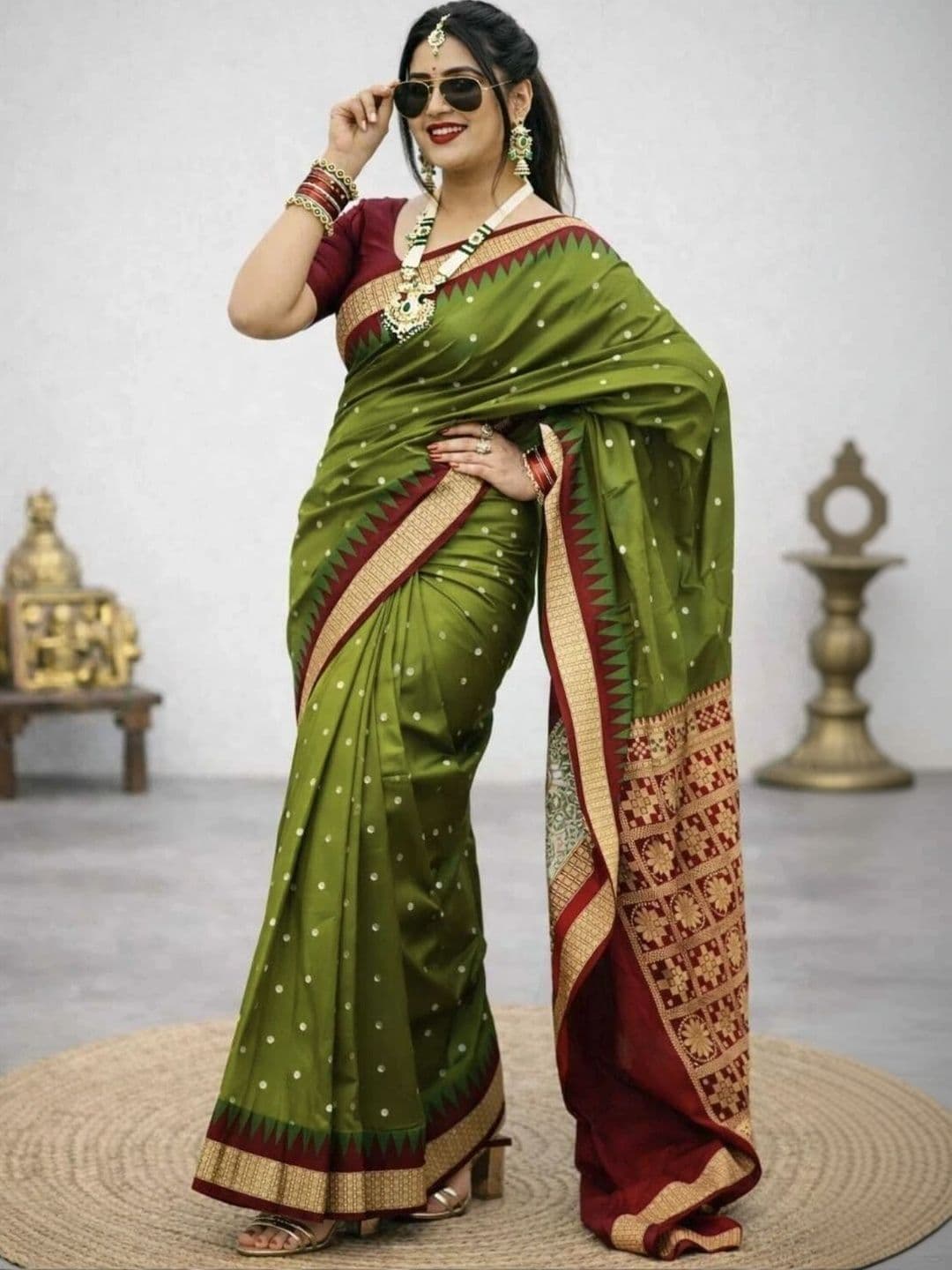 Silk Loomluxe Woven Design Zari Art Silk Sambalpuri Saree thumbnail 2