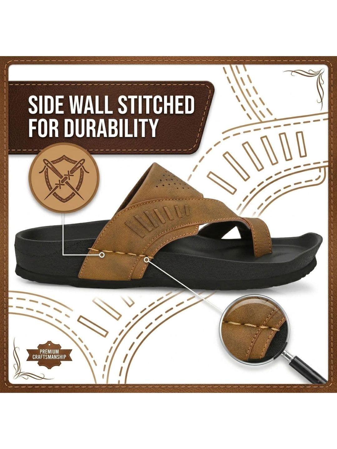 BINUTOP Men Comfort Sandals thumbnail 6