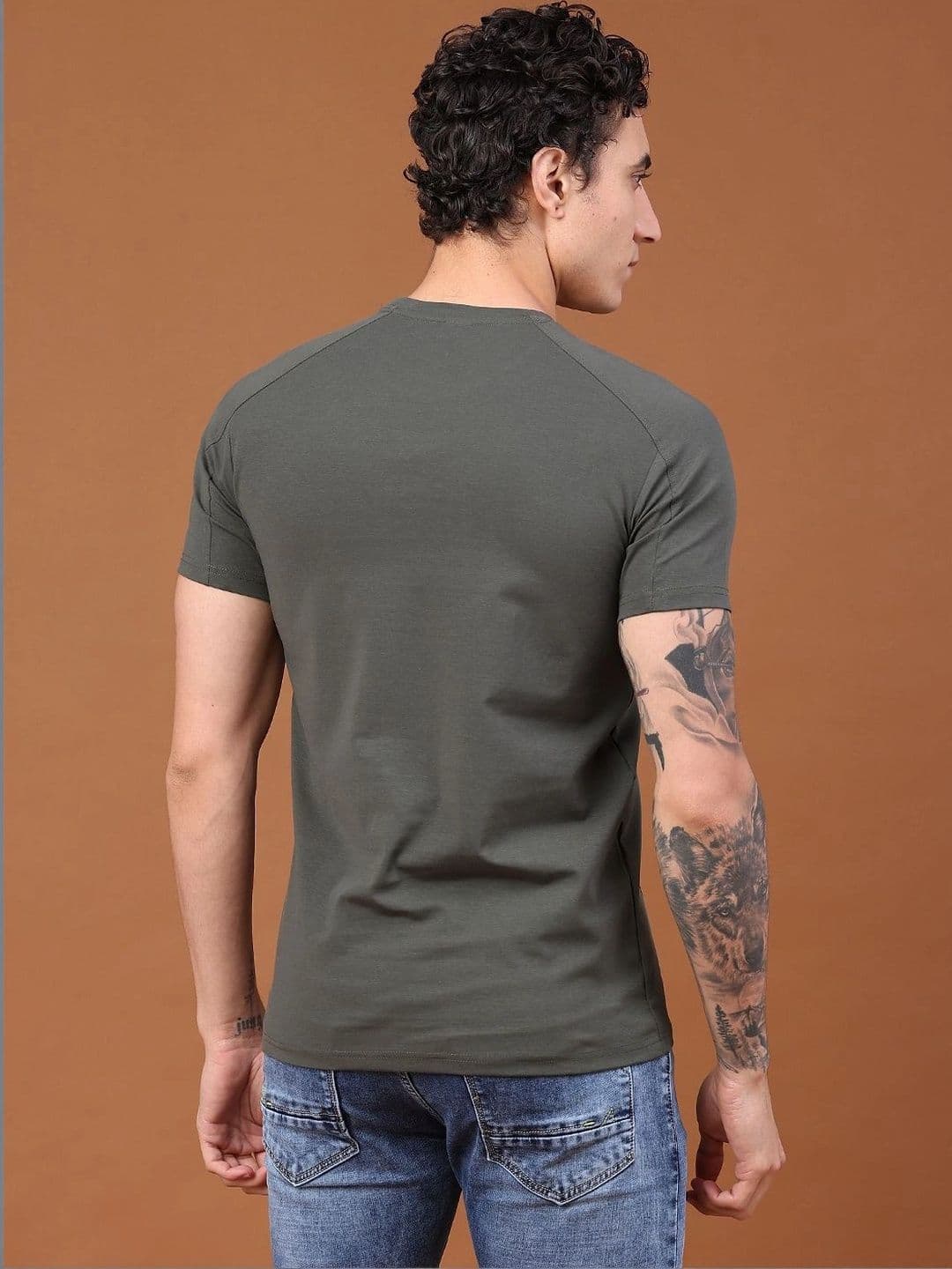 V-Mart Men Typography Slim Fit T-shirt thumbnail 5