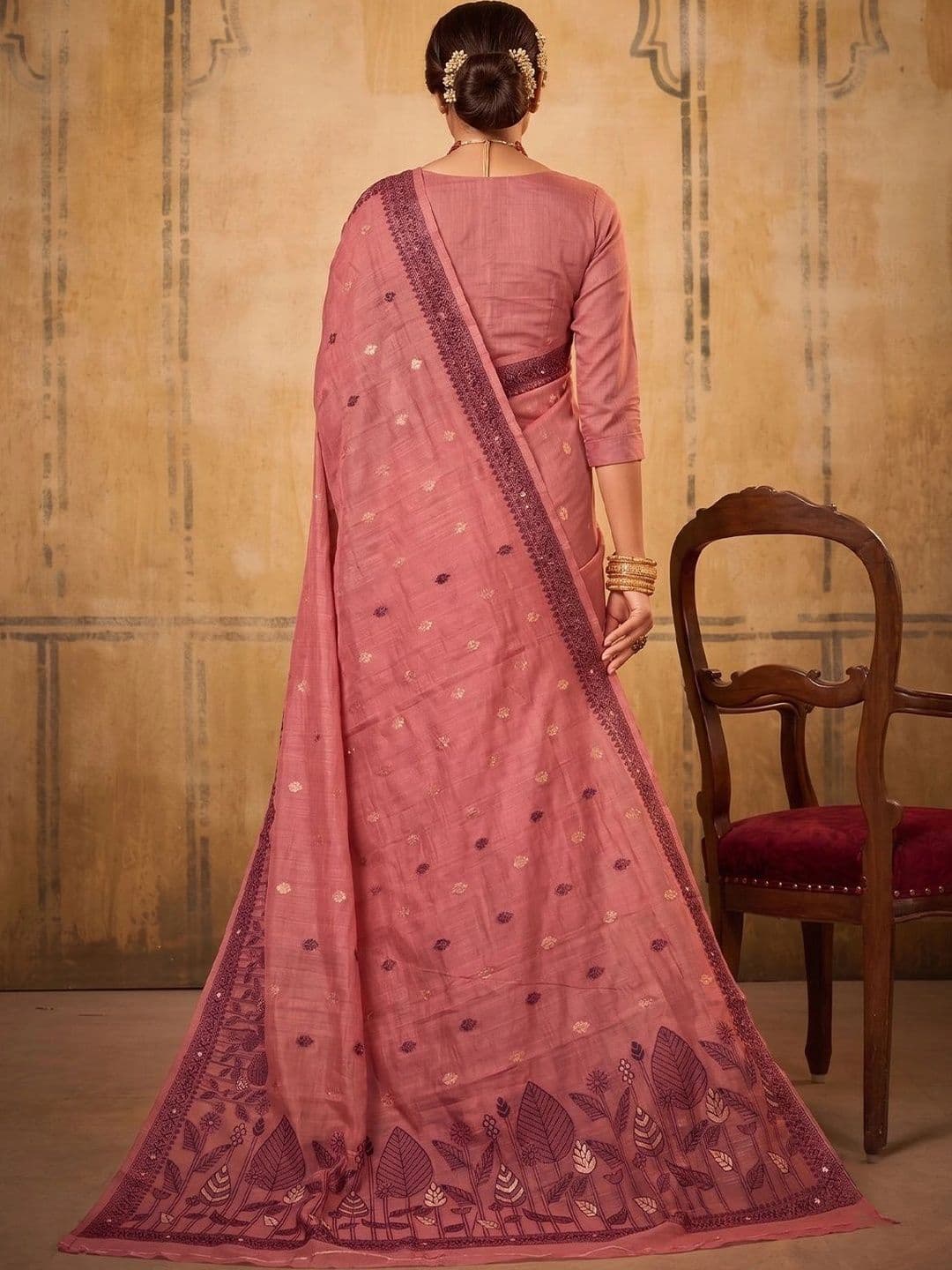 Moda Rapido Ethnic Motifs Zari Designer Saree thumbnail 5