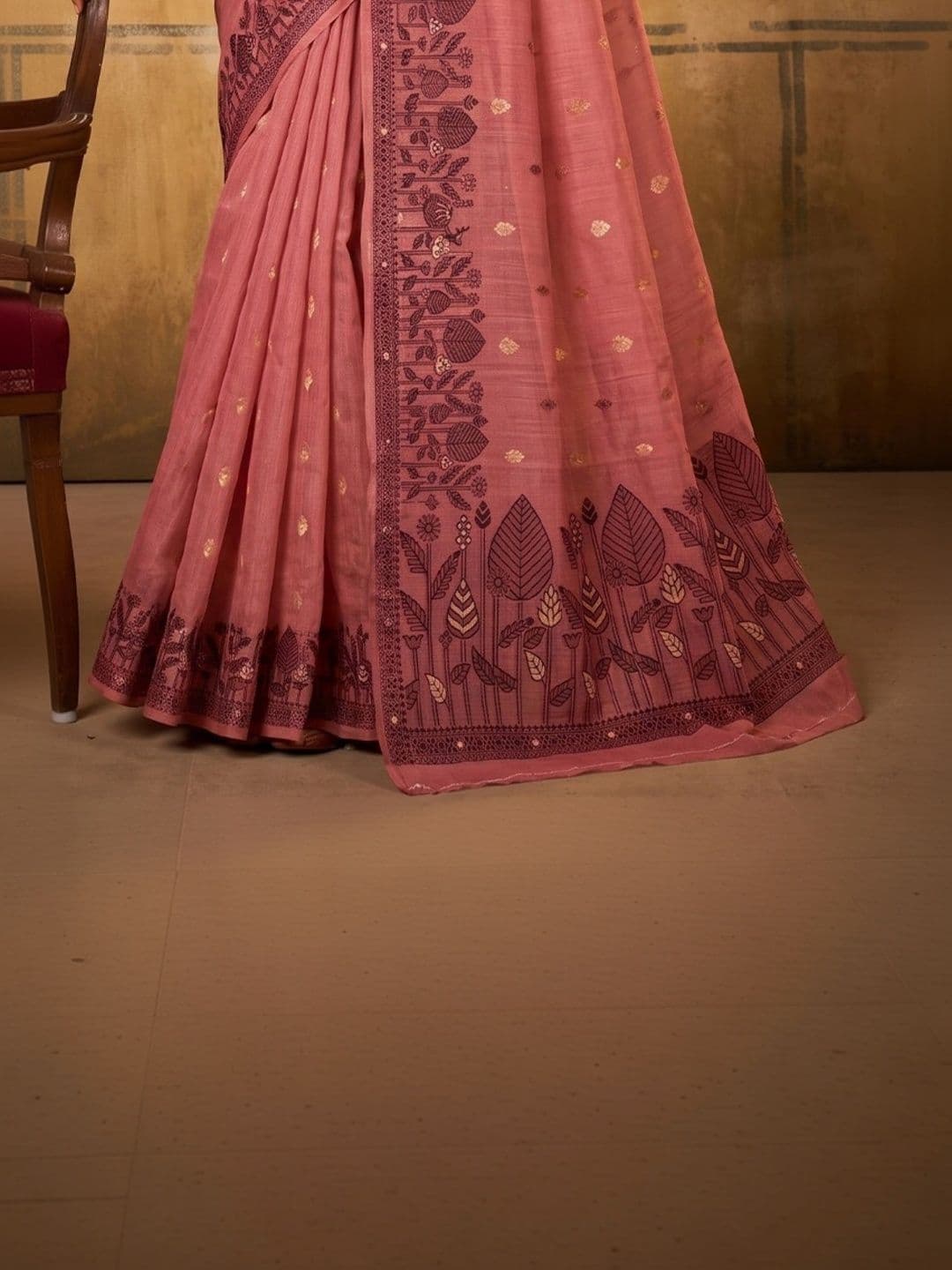 Moda Rapido Ethnic Motifs Zari Designer Saree thumbnail 4