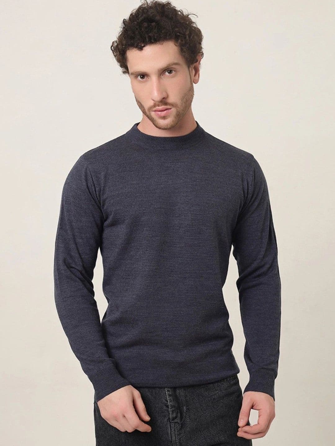 WONBLUD Men Woollen Pullover - view 1