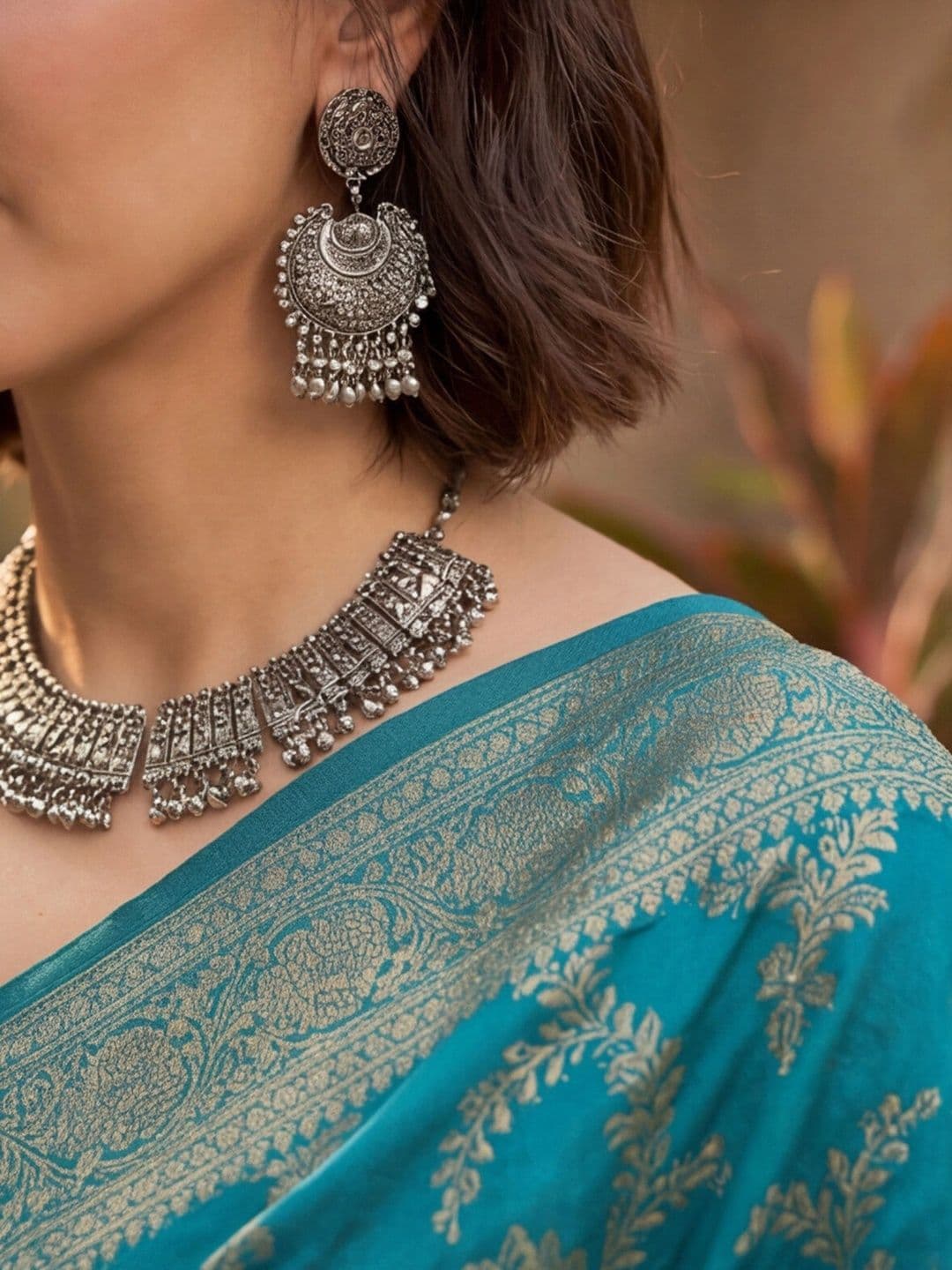 Anouk Rustic Woven Design Zari Silk Blend Designer Kanjeevaram Saree thumbnail 3