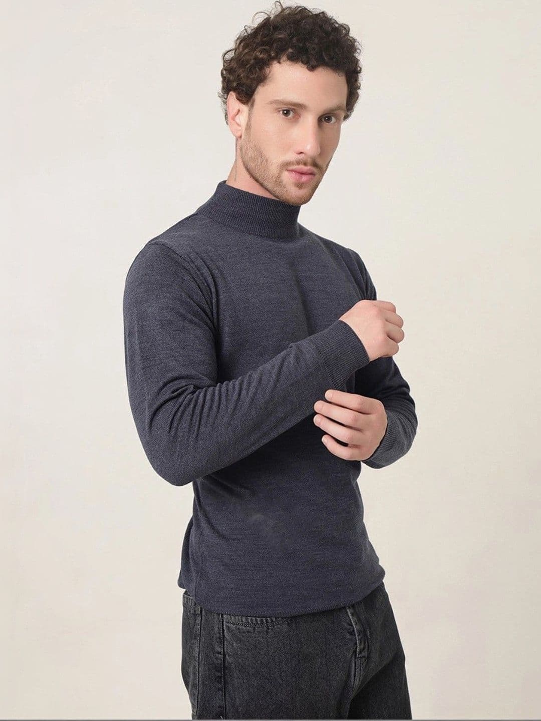 WONBLUD Men Woollen Pullover thumbnail 4