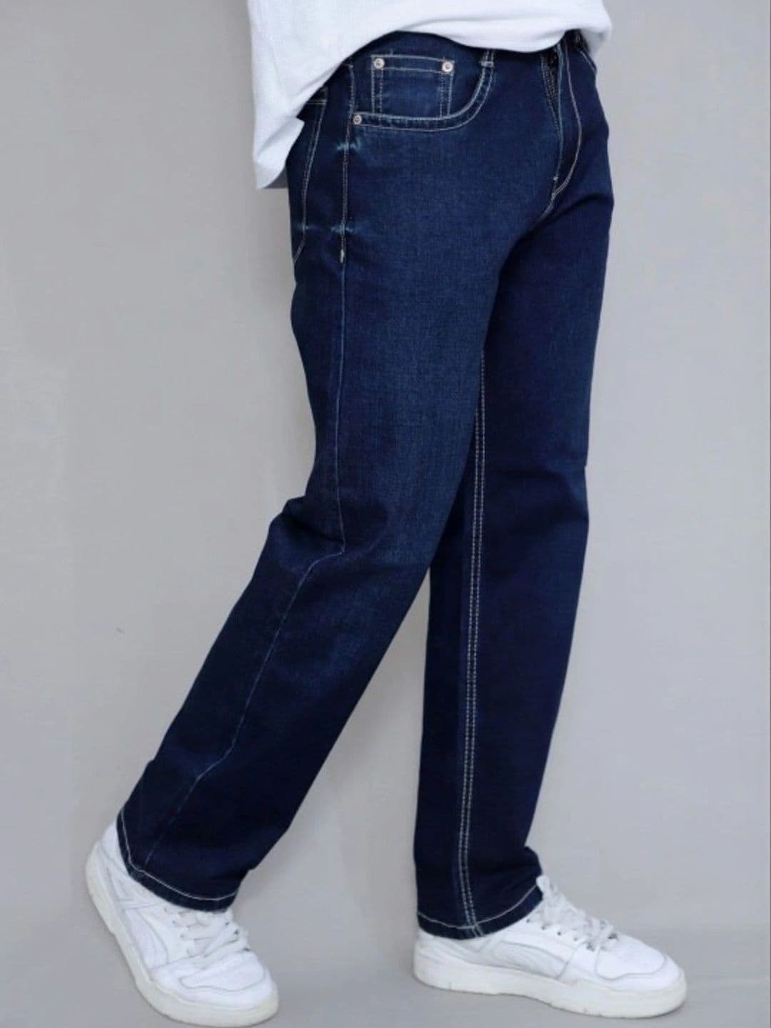Moda Rapido Men Straight Fit Mid-Rise Light Fade Jeans thumbnail 5