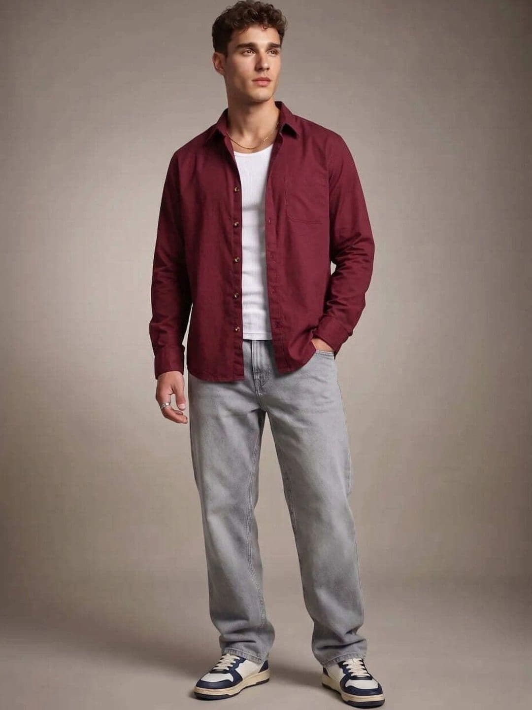 glitchez Men Standard Slim Fit Casual Shirt thumbnail 6