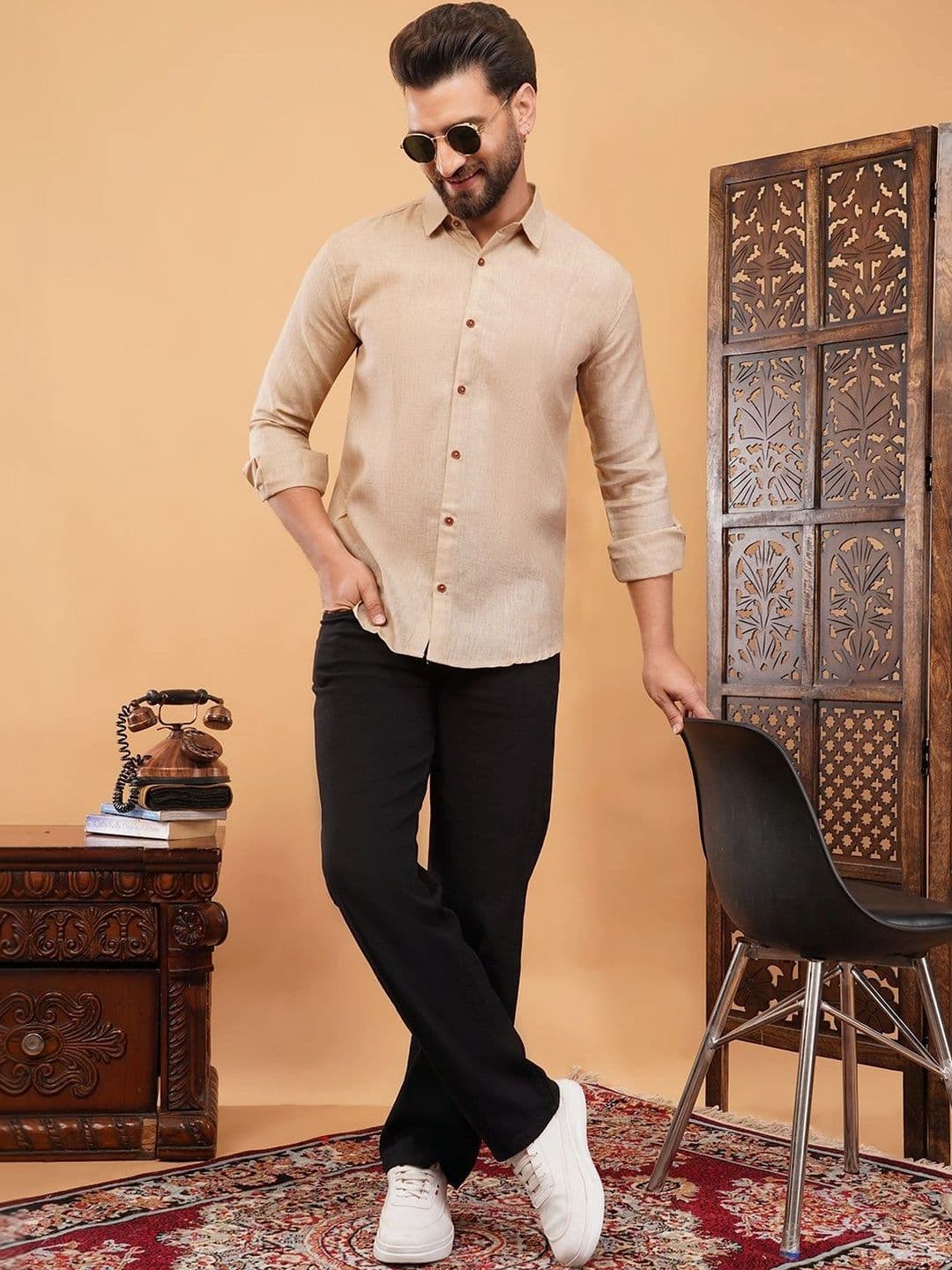 CHIRASVI Men Classic Casual Shirt thumbnail 6