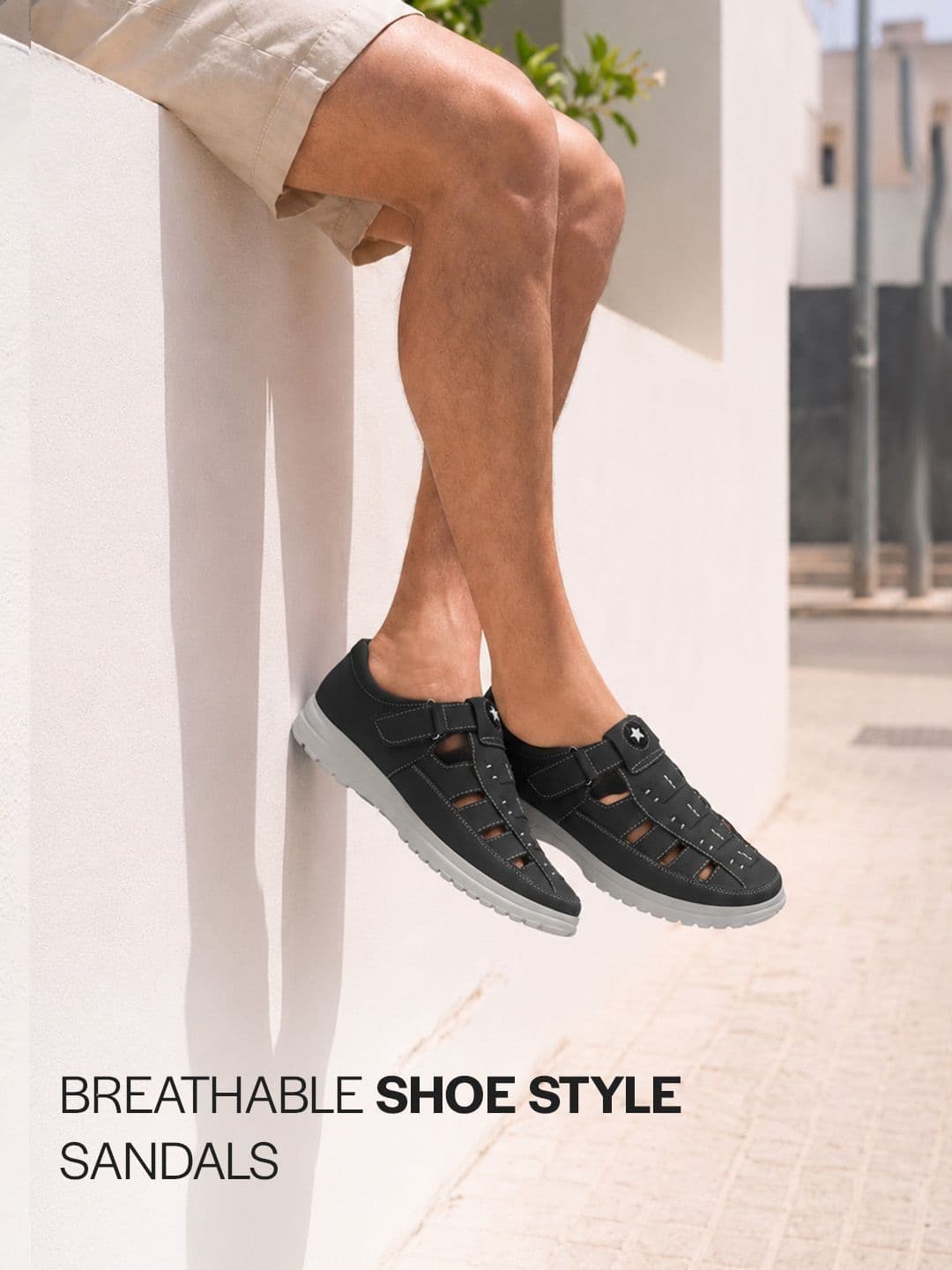 FAUSTO Men PU Shoe-Style Sandals thumbnail 4