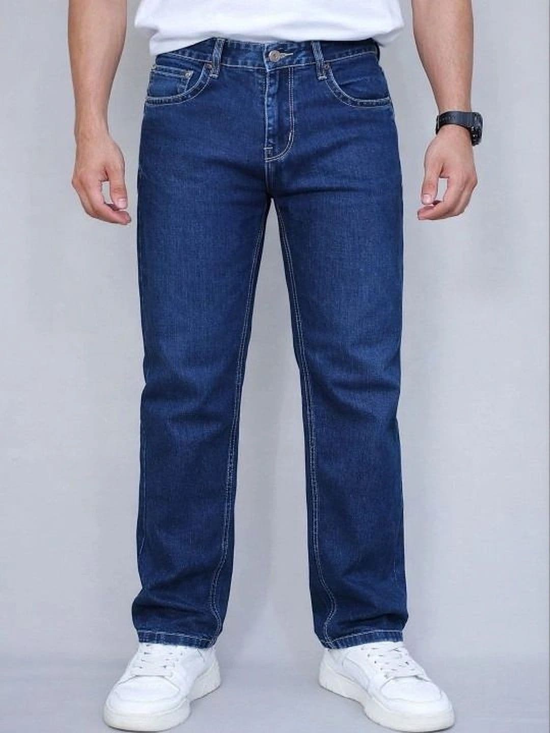 Moda Rapido Men Straight Fit Mid-Rise Light Fade Jeans thumbnail 3