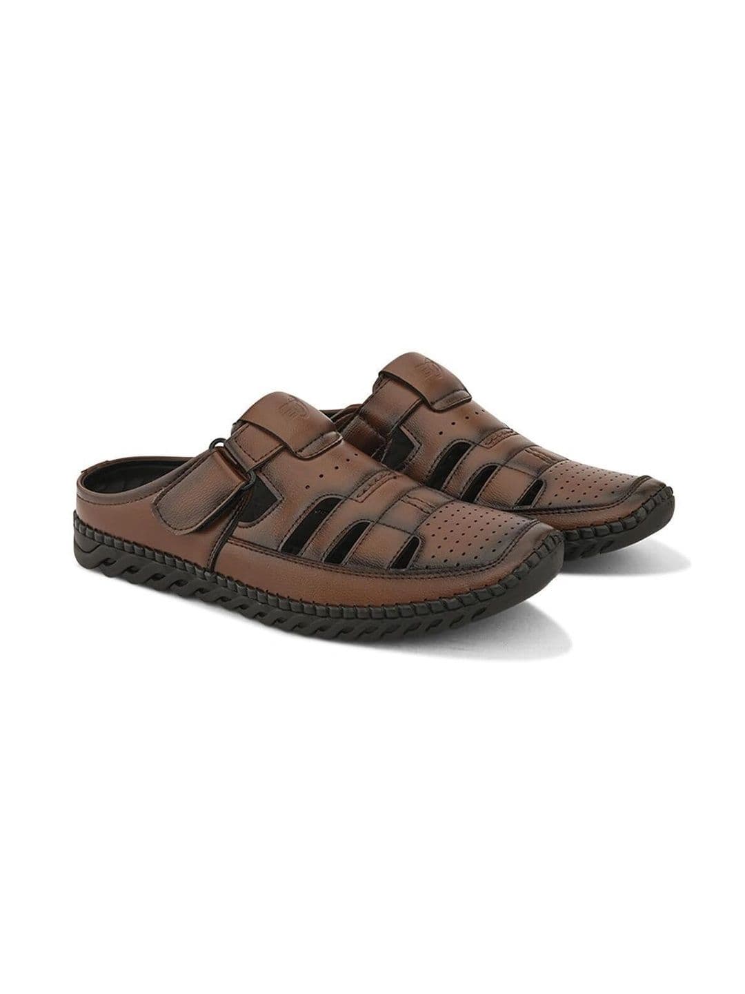 BINUTOP Men Leather Fisherman Sandals thumbnail 3