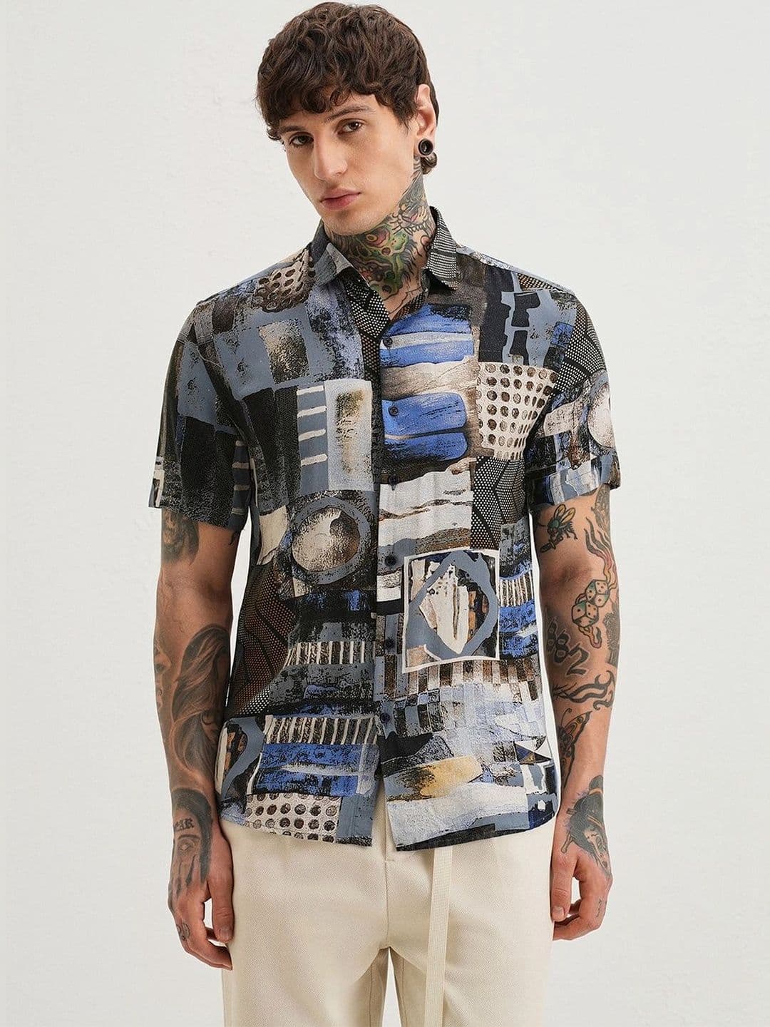 Banana Club Men Slim Fit Printed Casual Shirt - view 1