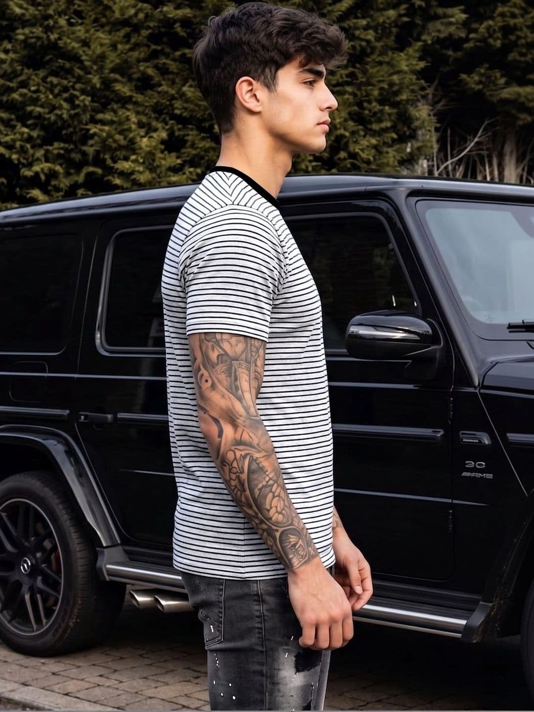 FTX Men Striped T-shirt thumbnail 6