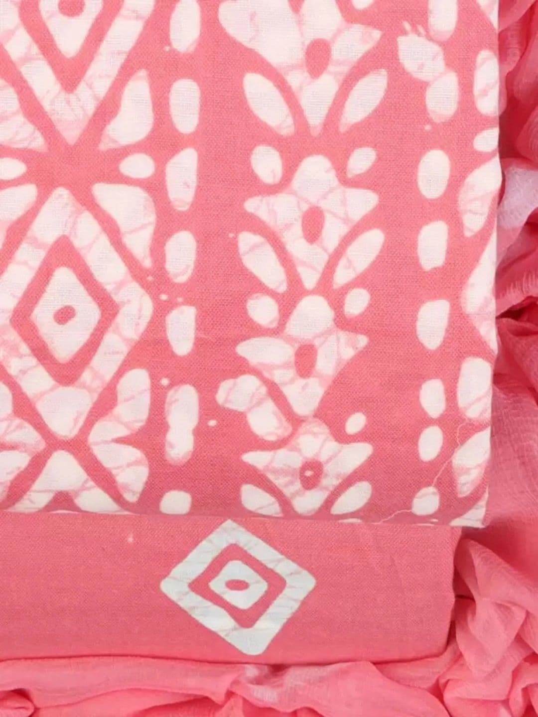 Mitera Printed Pure Cotton Unstitched Dress Material thumbnail 2