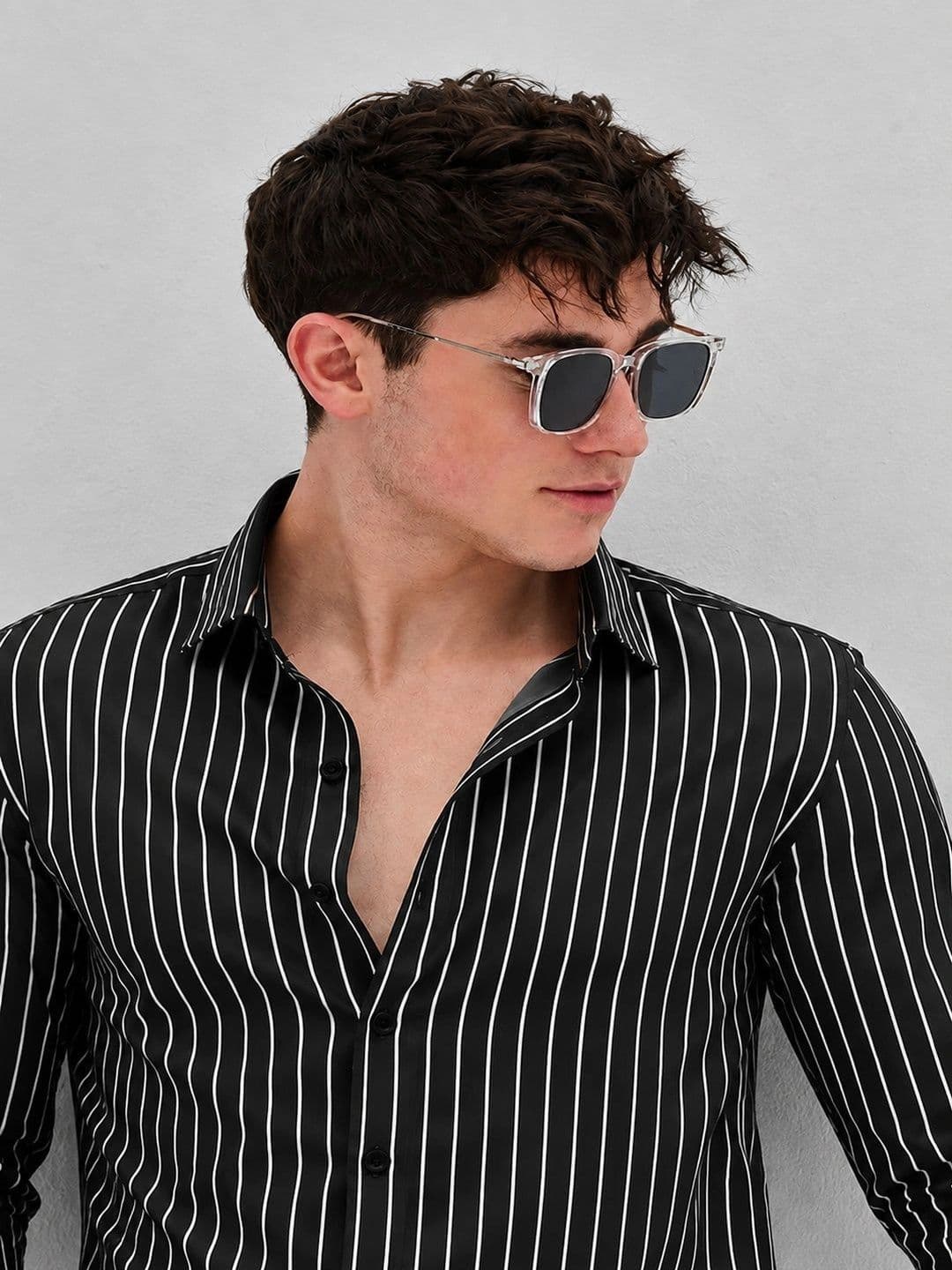 Ravyaah hub Men Striped Casual Shirt thumbnail 2