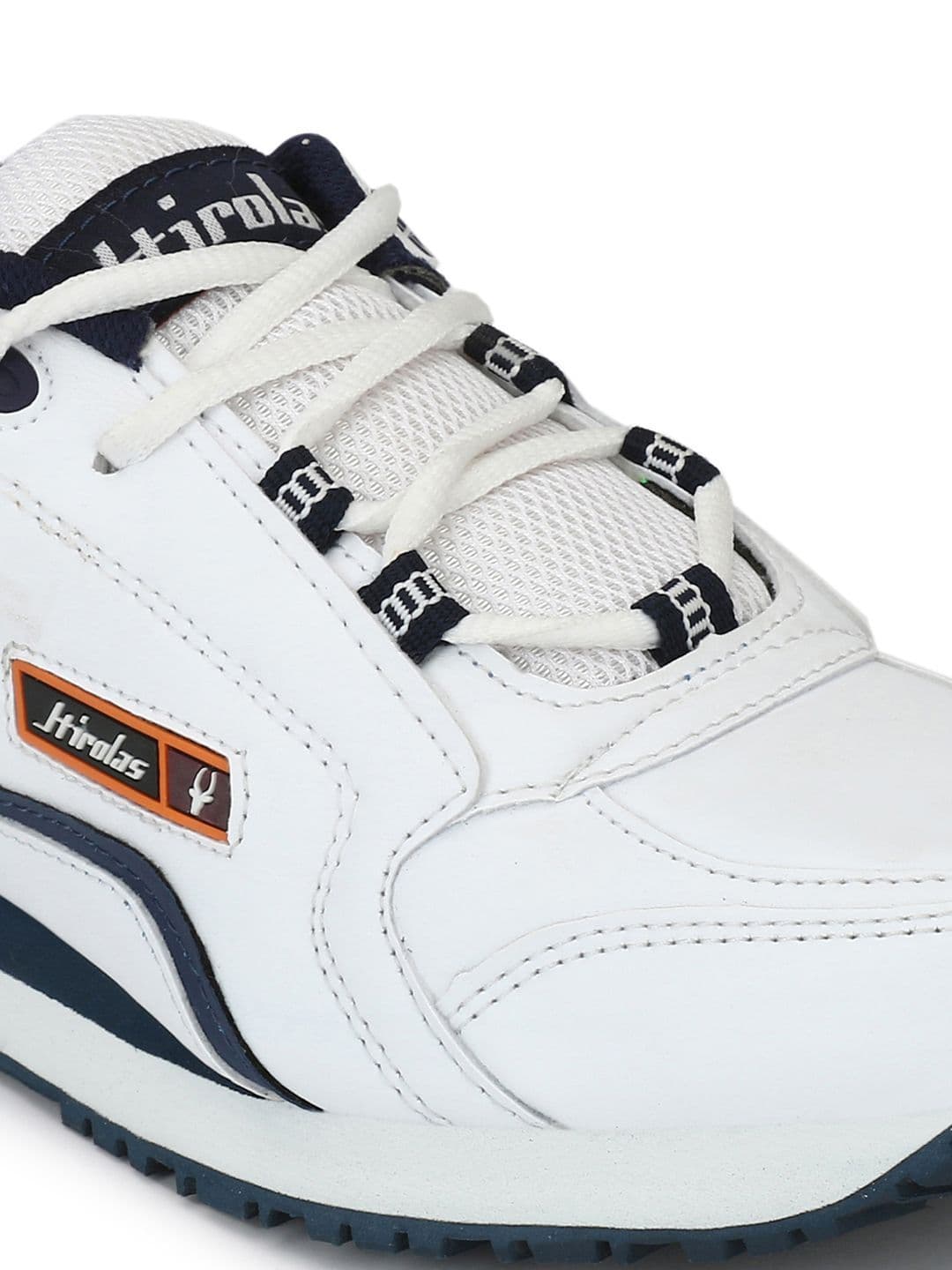 HIROLAS Men White Running Shoes thumbnail 2