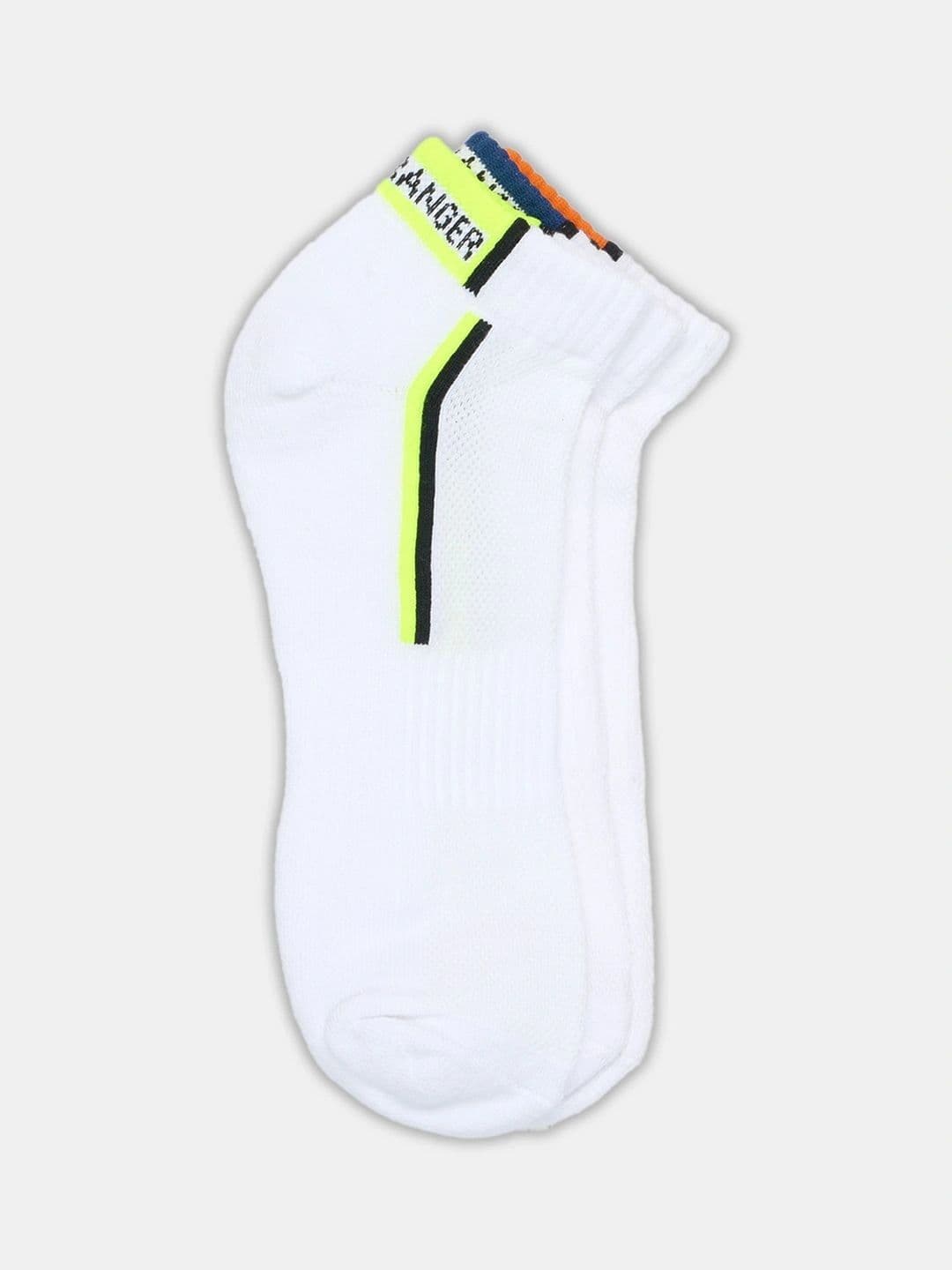 Urban Ranger by pantaloons Men Pack of 3 Cotton Blend Assorted Patterned Ankle Length Socks thumbnail 3