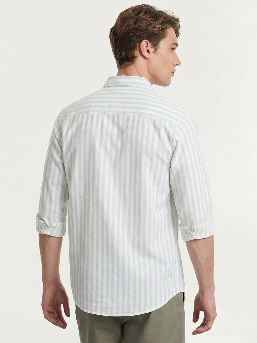 Mast & Harbour Soft Touch Stripe Shirt thumbnail 4