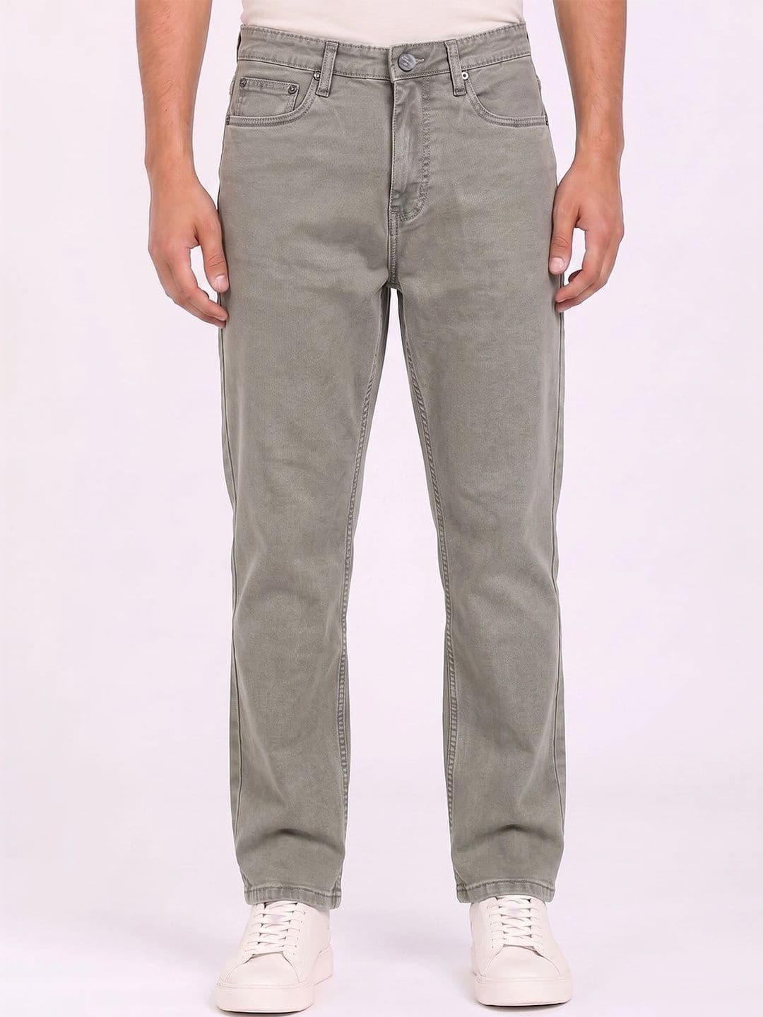 THUNDER JEANS Men Regular Fit Mid-Rise Stretchable Jeans thumbnail 4