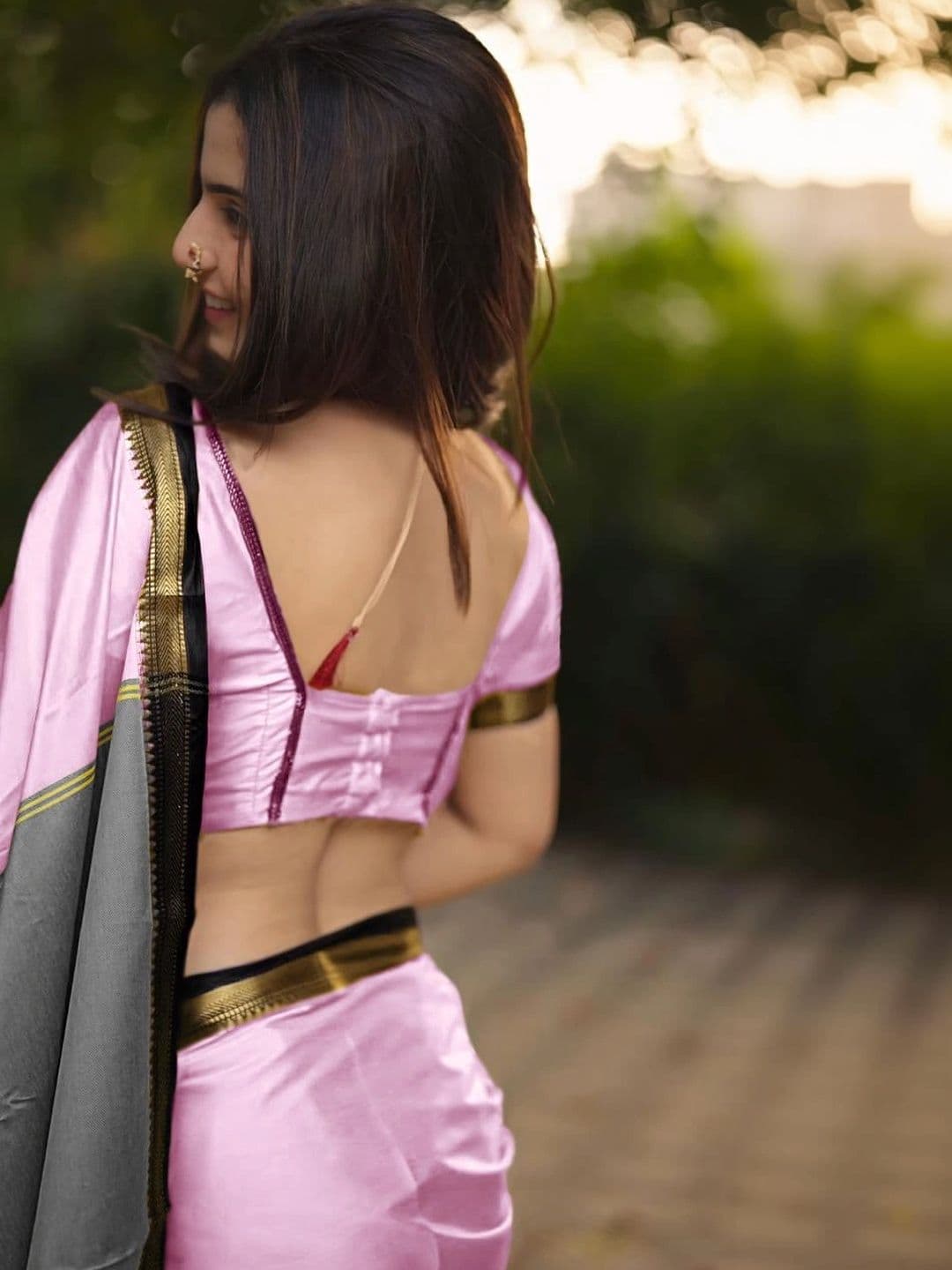 KALINI Woven Design Zari Designer Gadwal Saree thumbnail 4