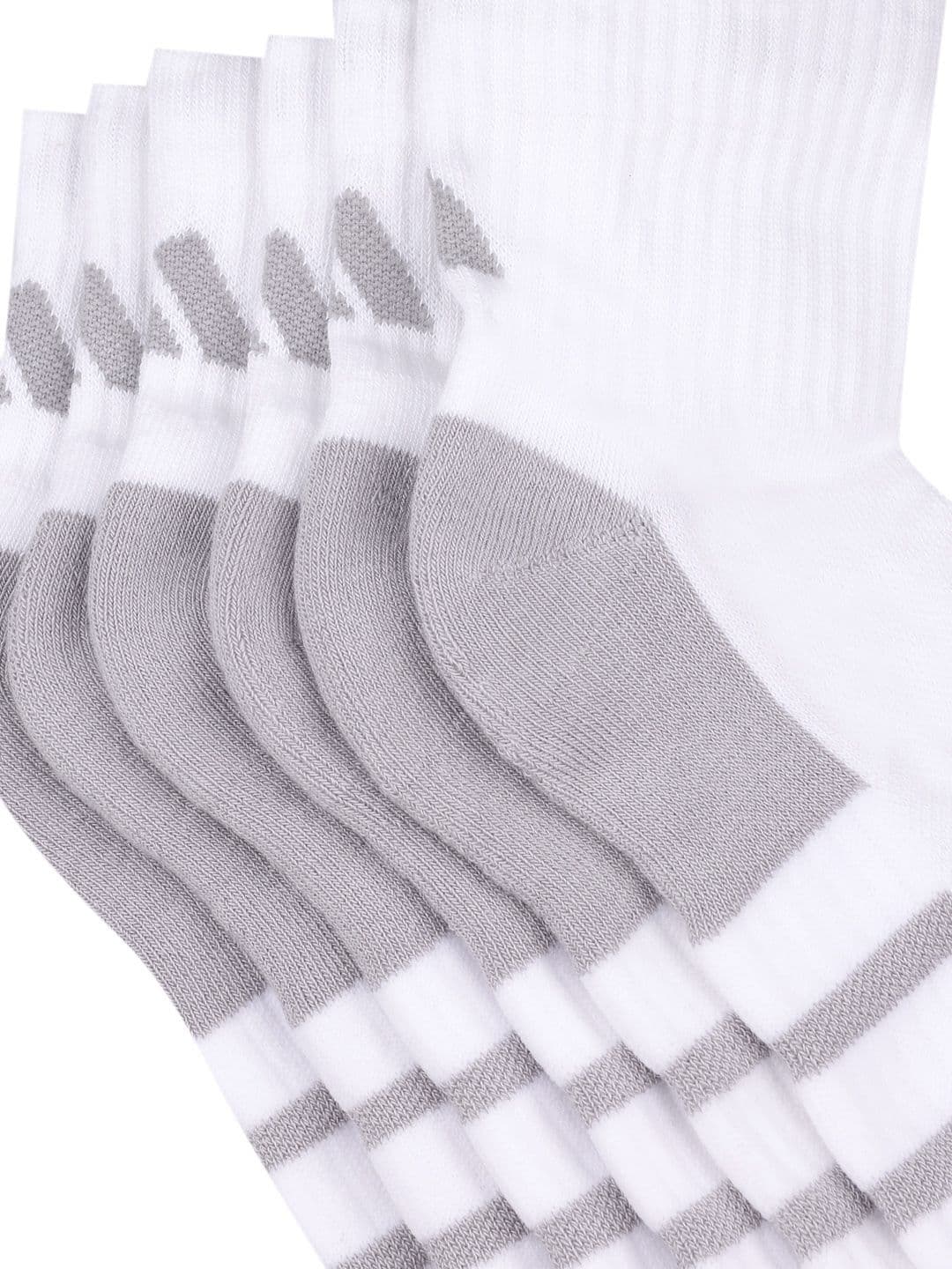 ADIDAS Unisex Pack of 3 Colourblocked Ankle Length Socks thumbnail 2