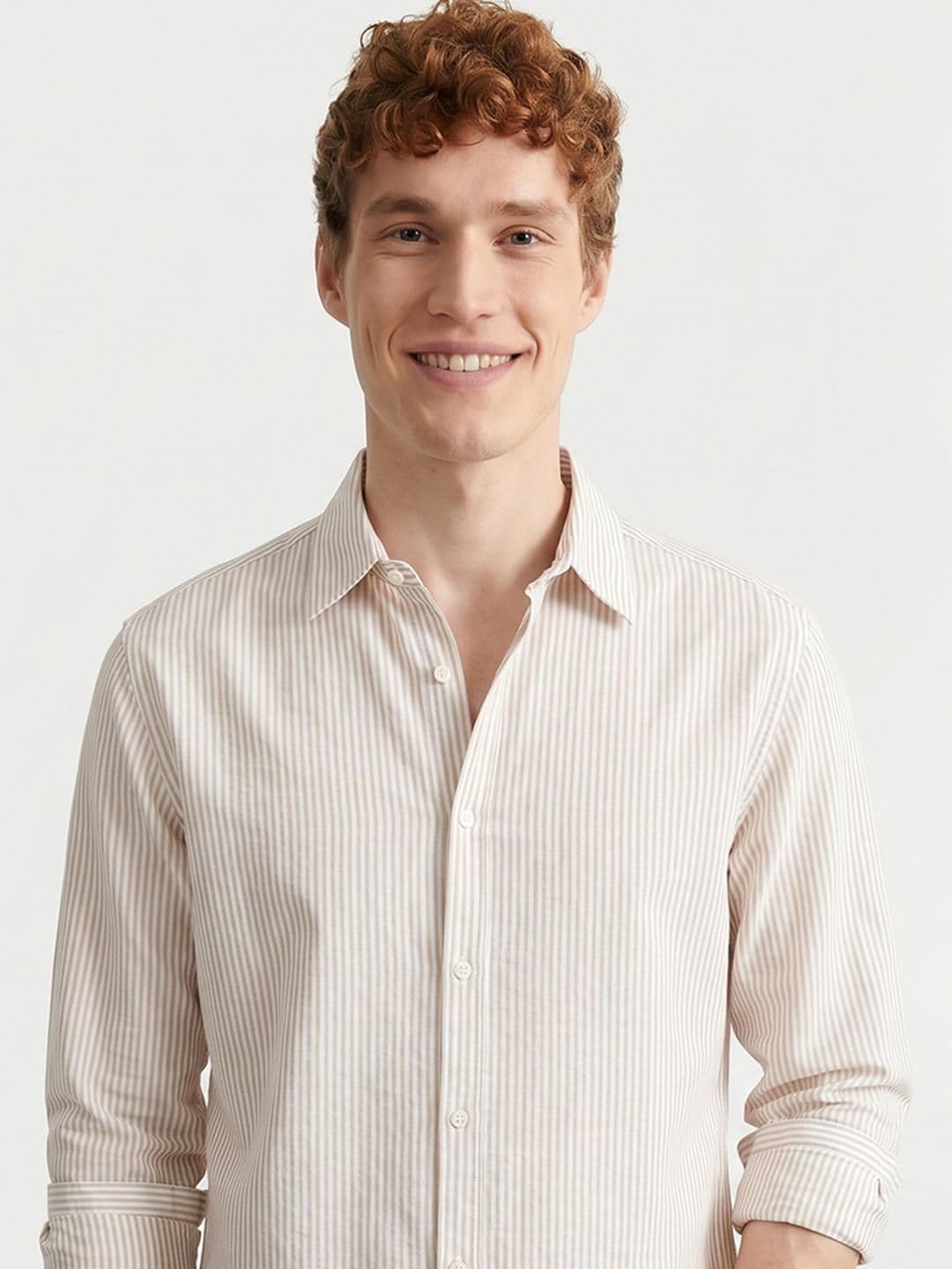 Mast & Harbour Oxford Stripe shirt - view 1