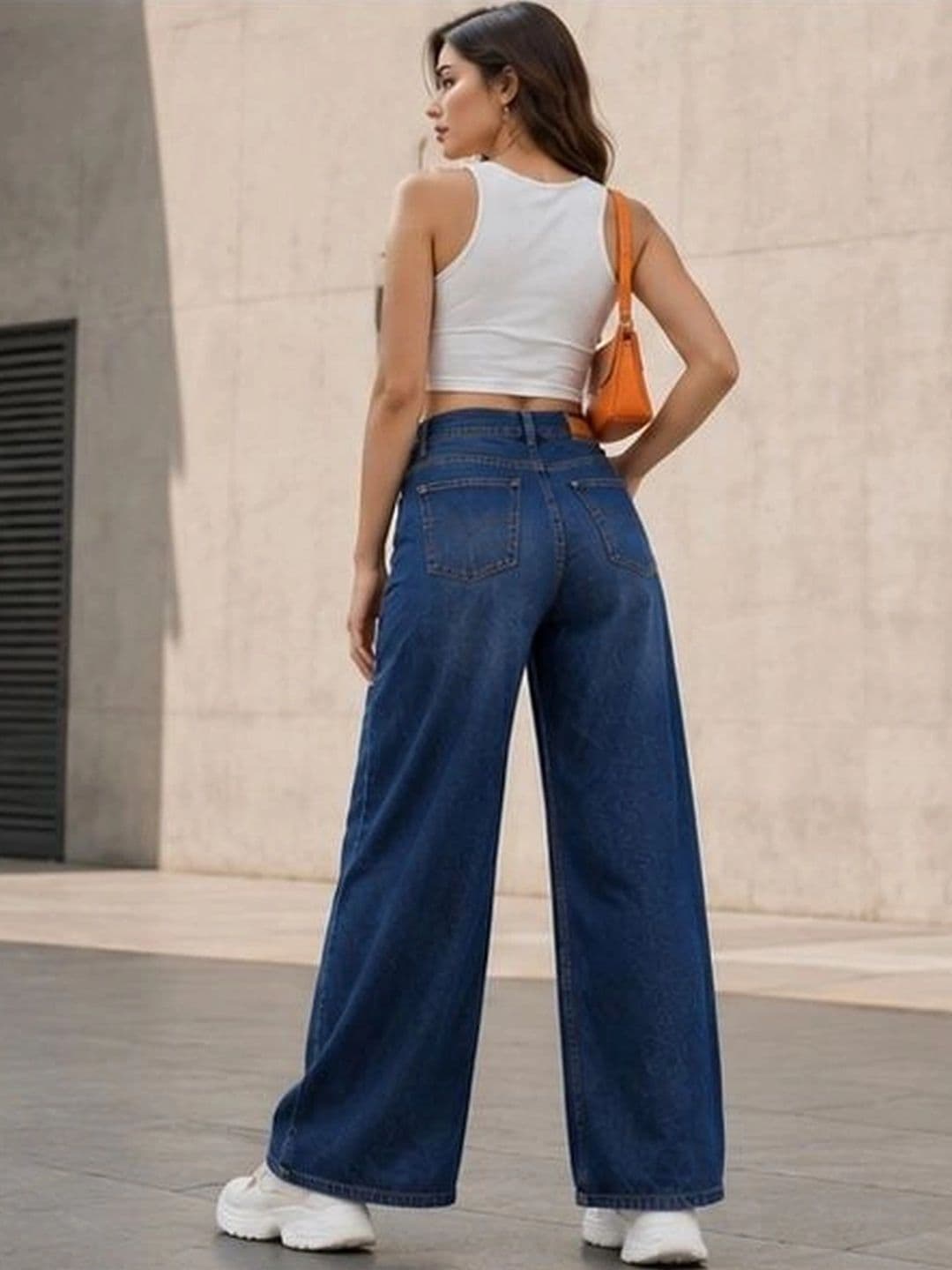 MERCEL Women Original Relaxed Fit Cotton High-Rise Light Fade Stretchable Jeans thumbnail 3