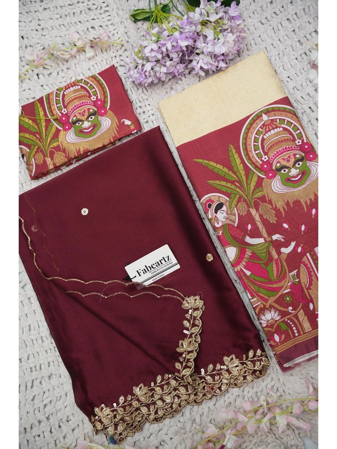 Pink Bindi Sequinned Unstitched Lehenga & Blouse With Dupatta thumbnail 6