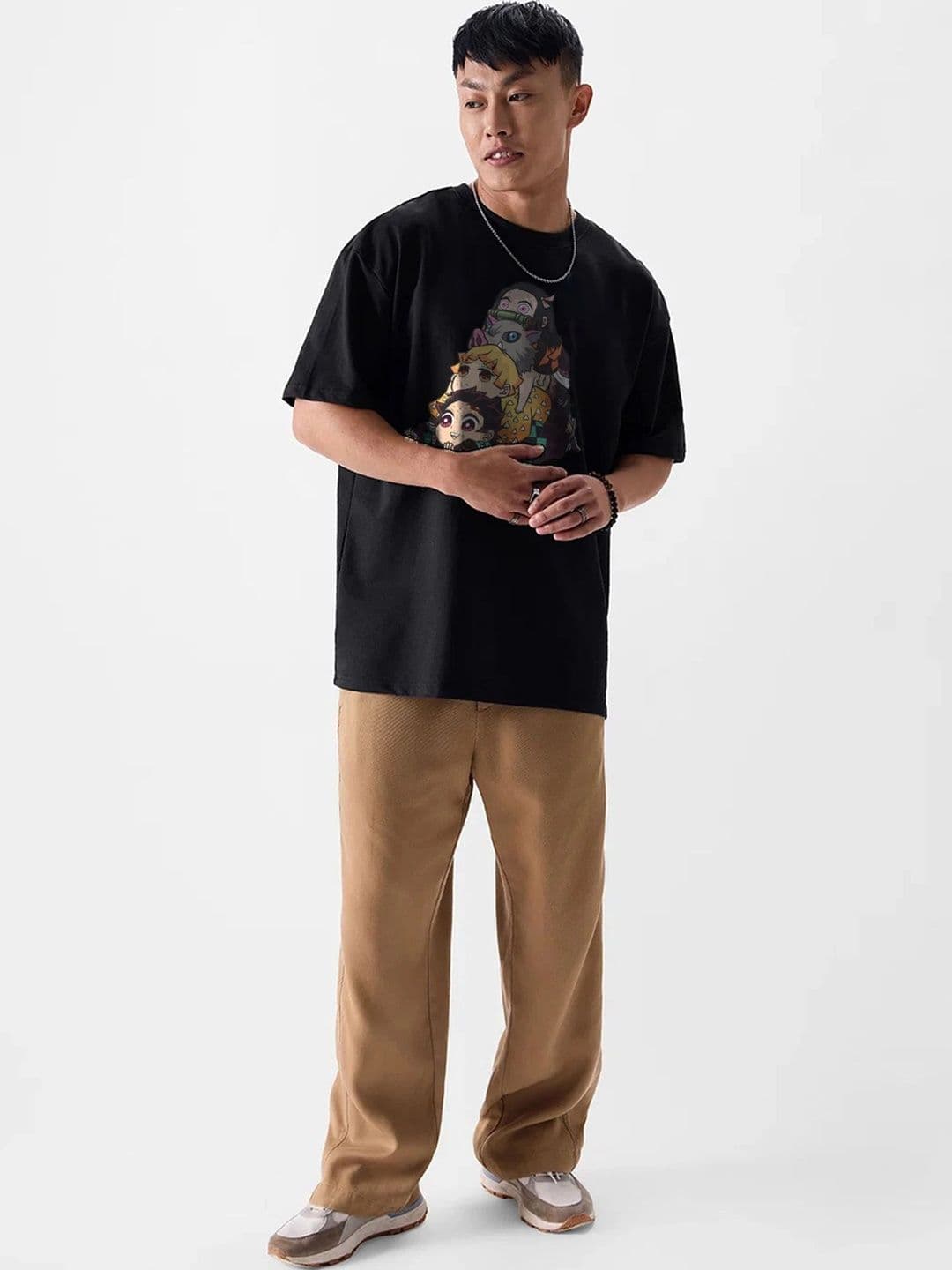 Moda rapido X TOGS & TERRE Men Printed Organic Cotton Blend T-shirt thumbnail 3