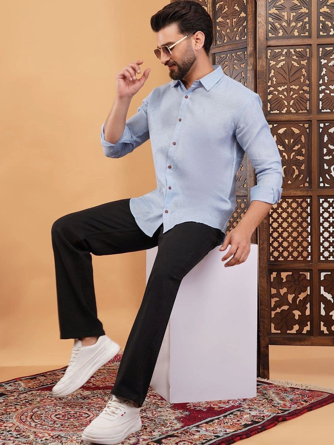 CHIRASVI Men Classic Casual Shirt thumbnail 2