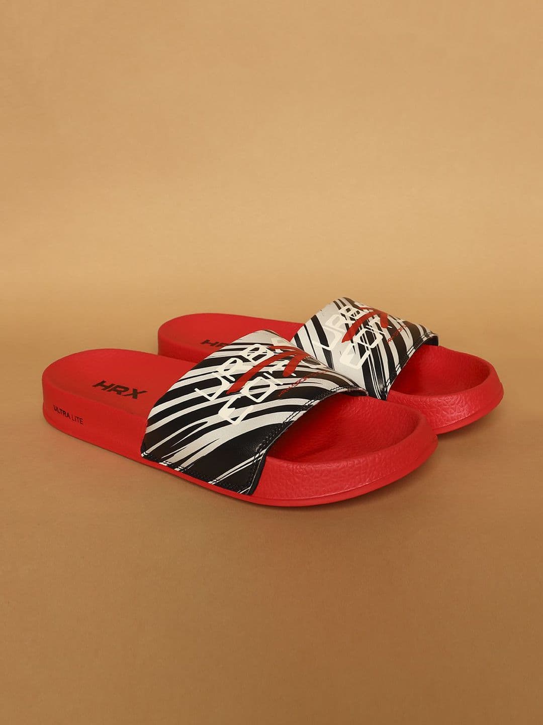 HRX by Hrithik Roshan Men Printed Sliders thumbnail 4