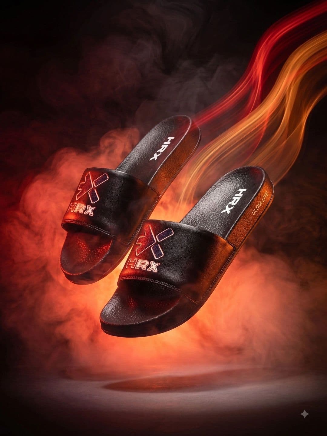 HRX by Hrithik Roshan Men Printed Sliders thumbnail 4