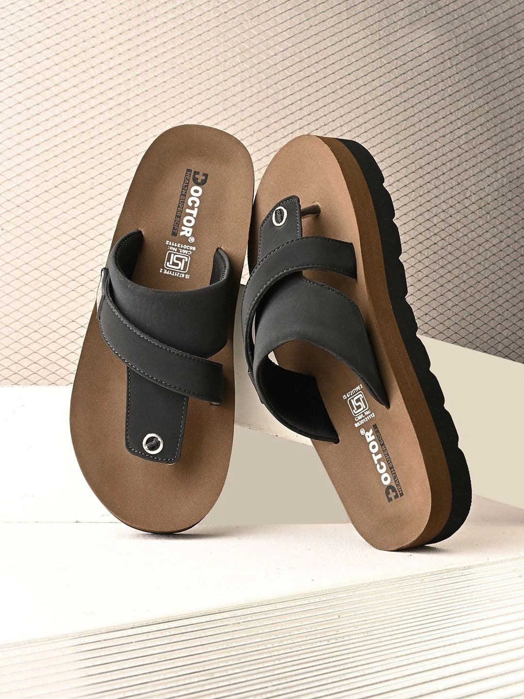 DOCTOR HEALTH SUPER SOFT Men Thong Flip-Flops thumbnail 7
