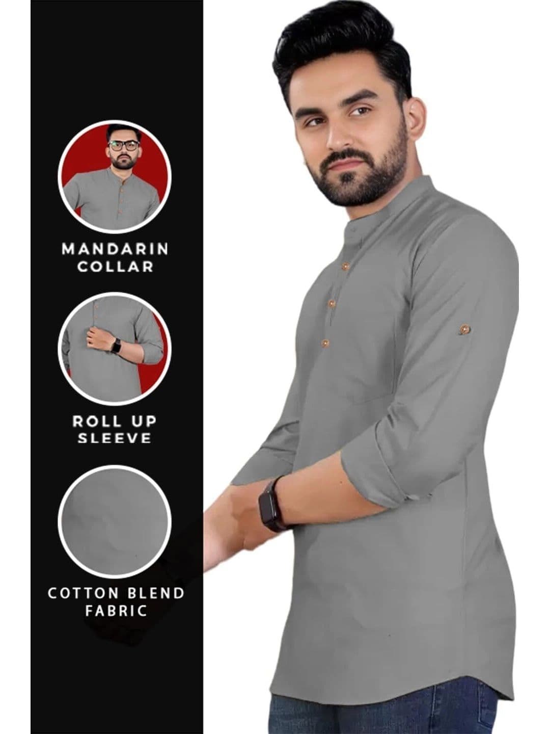 Amrit Trending Men Kurta thumbnail 4