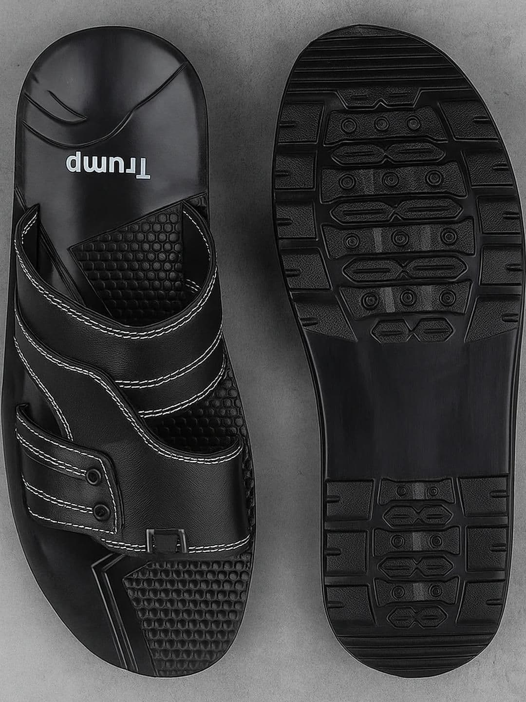 Trump Men Black Flip Flops thumbnail 5