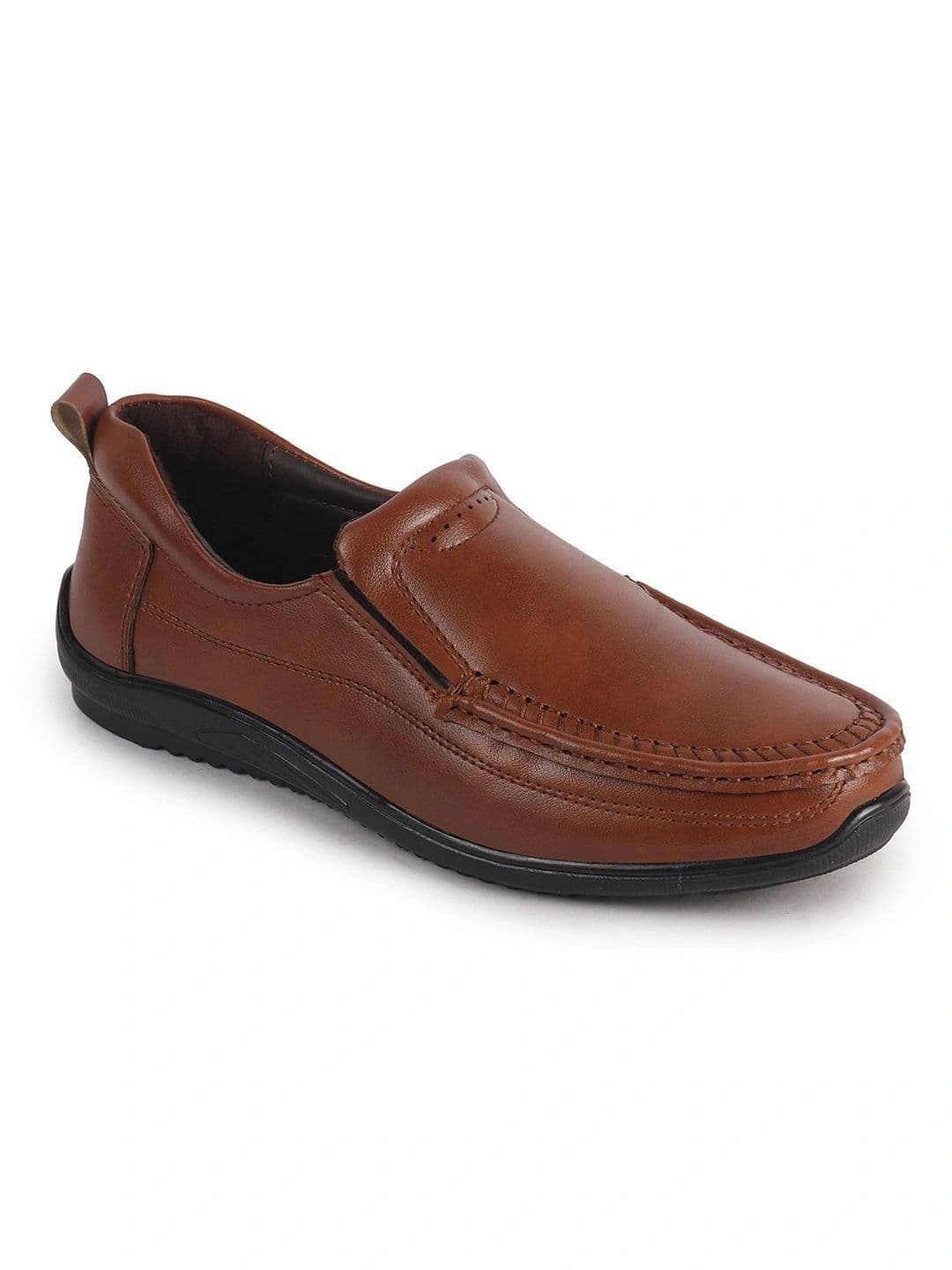 FAUSTO Men Round Toe Formal Slip-On Shoes thumbnail 2