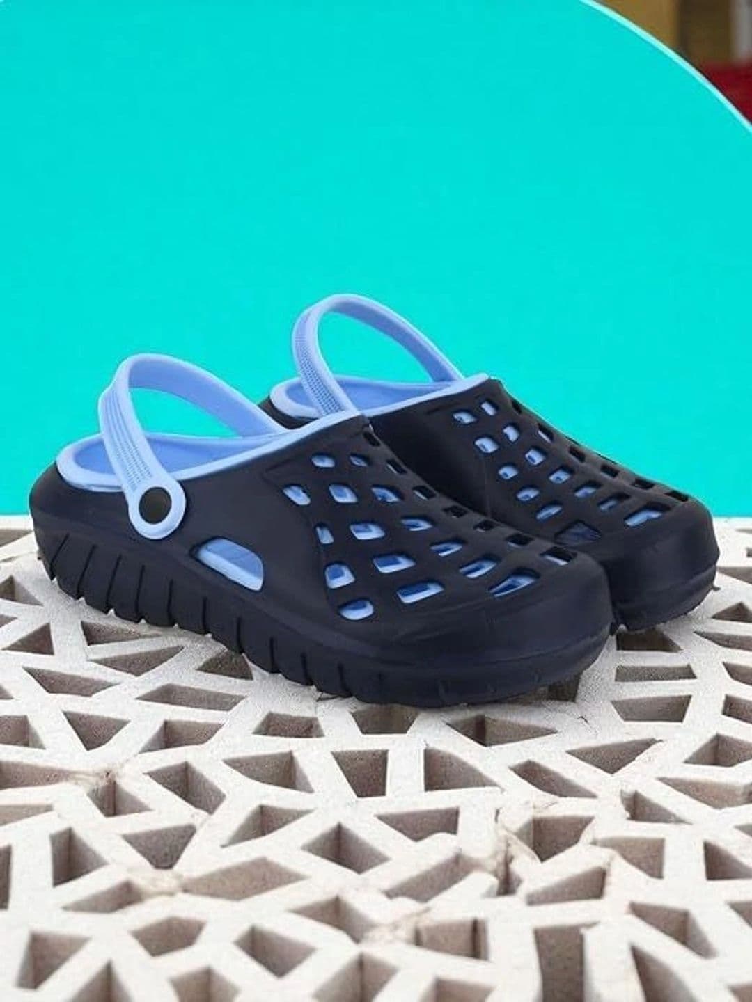 Trump Men Blue Casual Clogs - view 1
