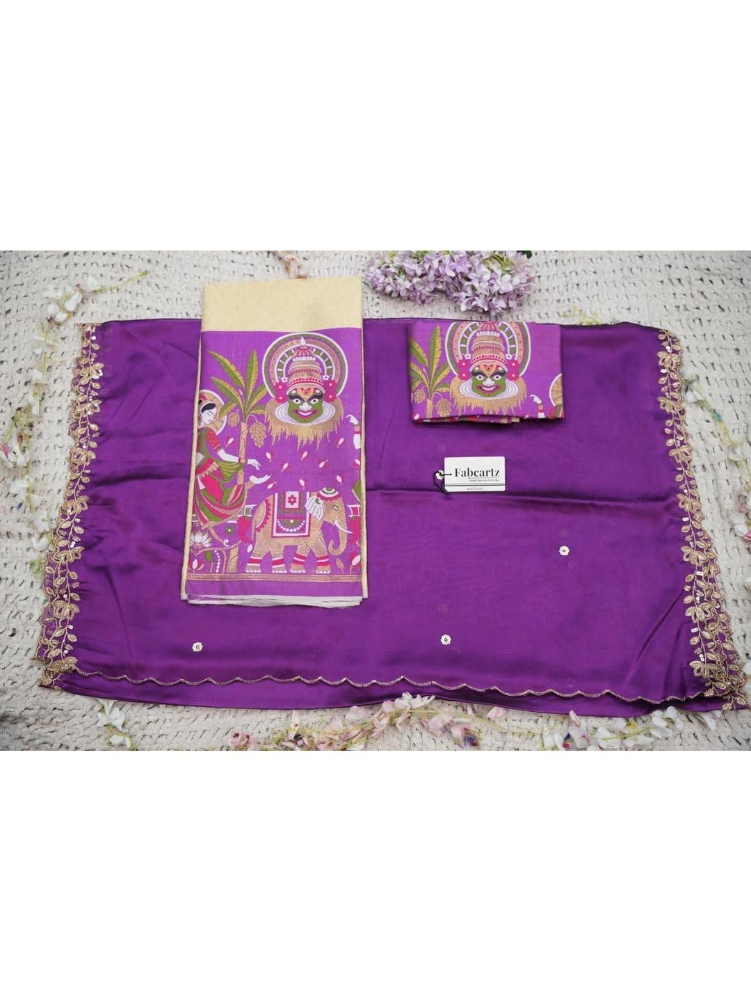 Pink Bindi Sequinned Unstitched Lehenga & Blouse With Dupatta thumbnail 7