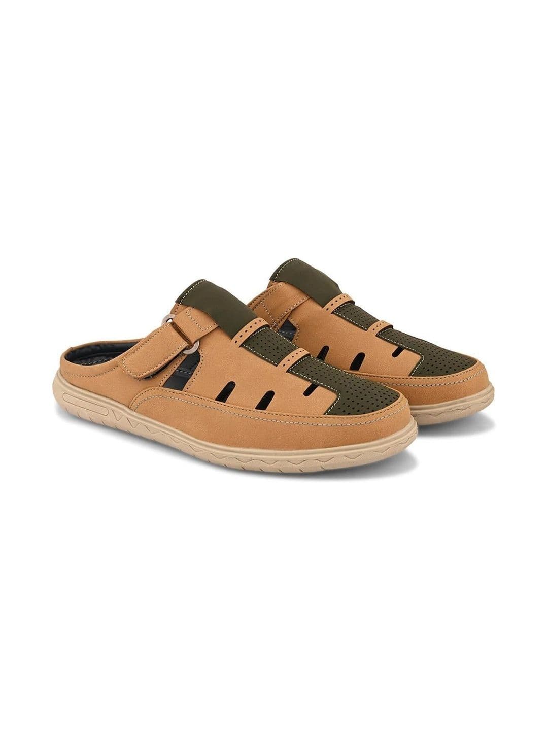 BINUTOP Men Leather Shoe-Style Sandals thumbnail 5