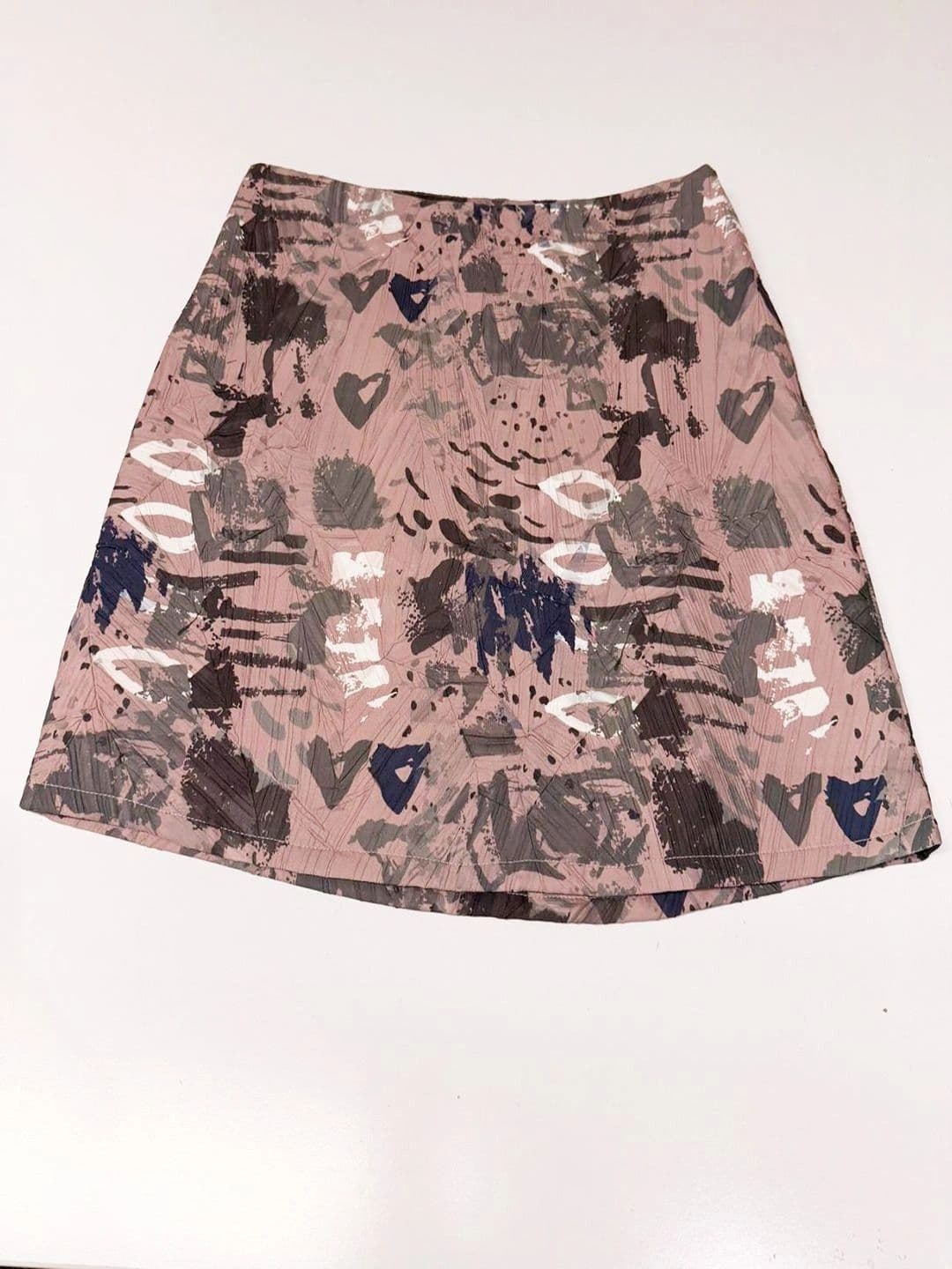 Unwind Mode Women Abstract Mini A-Line Skirt thumbnail 3
