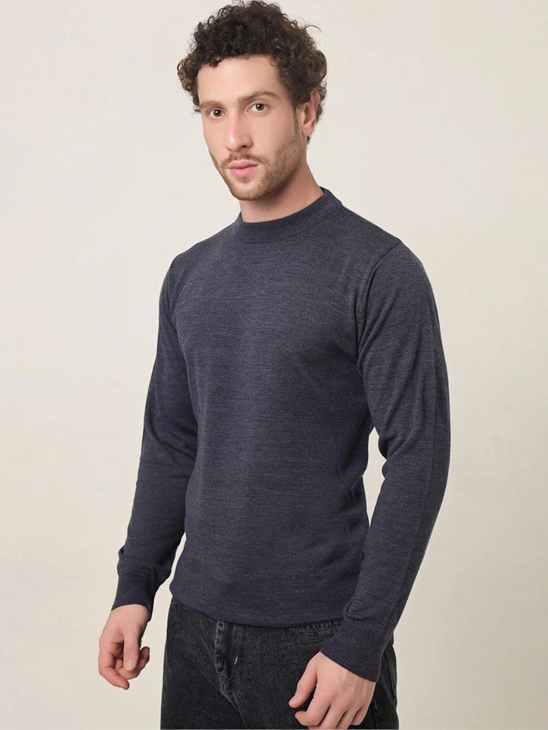 WONBLUD Men Woollen Pullover thumbnail 2