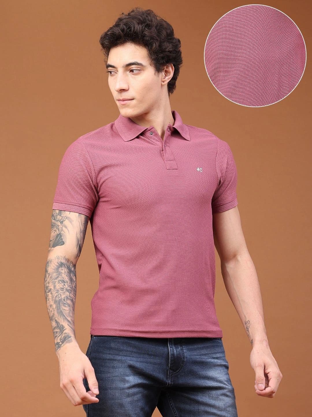 V-Mart Men Polo Collar Slim Fit T-shirt thumbnail 5