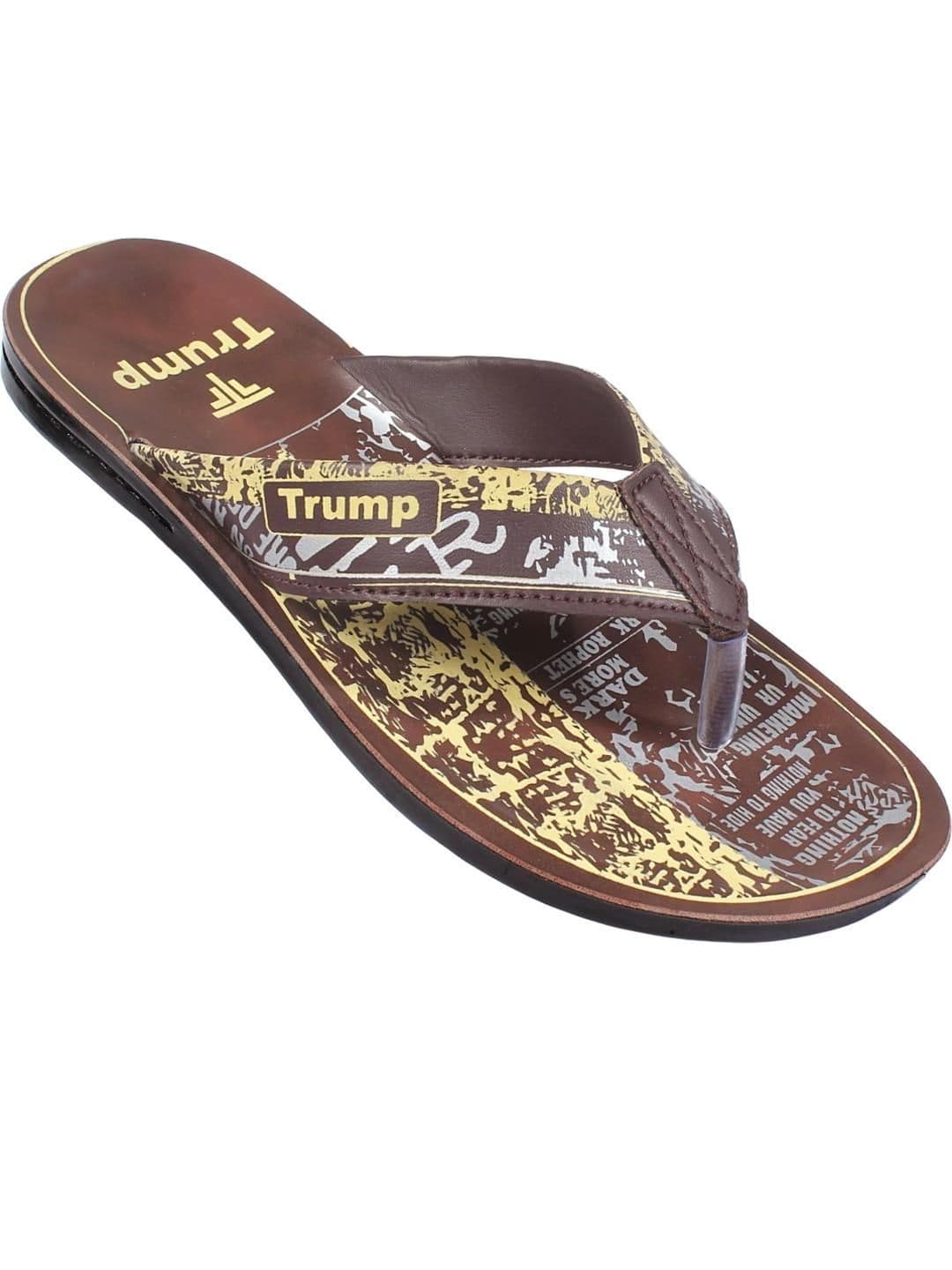 Trump Men Black Flip Flops thumbnail 7