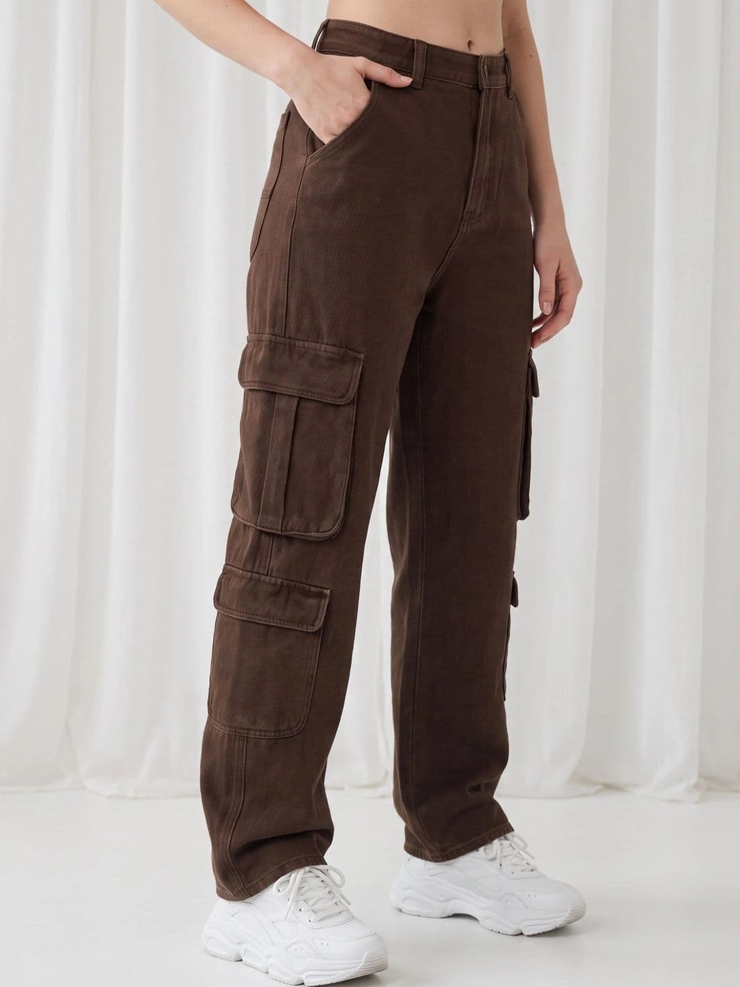 MAKPAK Women Jean Wide Leg High-Rise Stretchable Jeans thumbnail 6