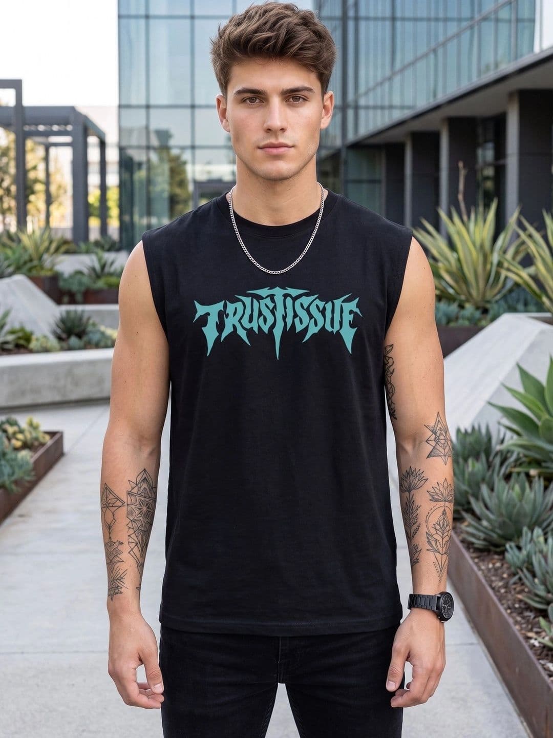 BAESD Men Typography Printed T-shirt - view 1